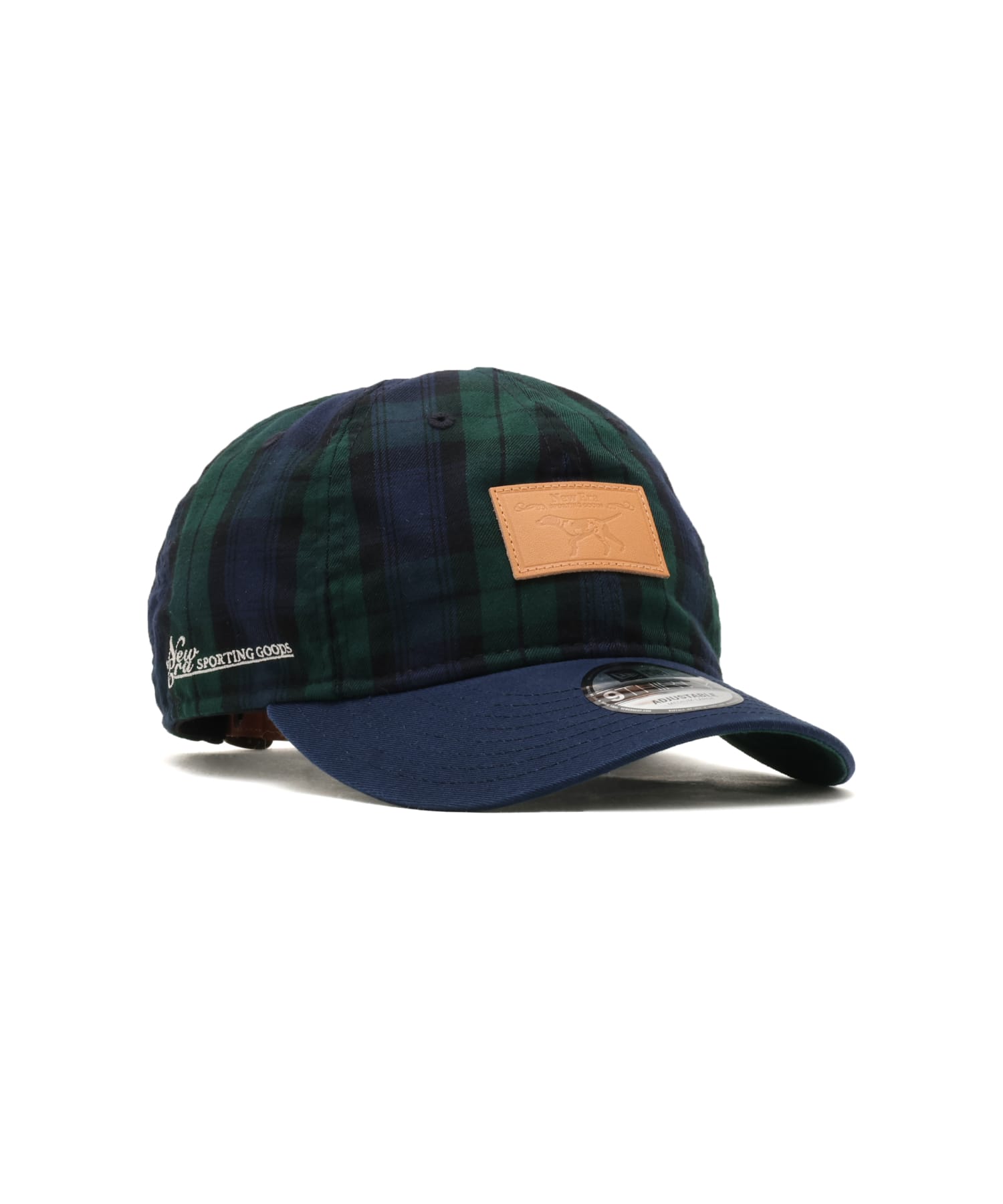 NEW ERA 9THIRTY Leather Strap Direction by Takayuki Ohashi Dog Patch NAVYの画像