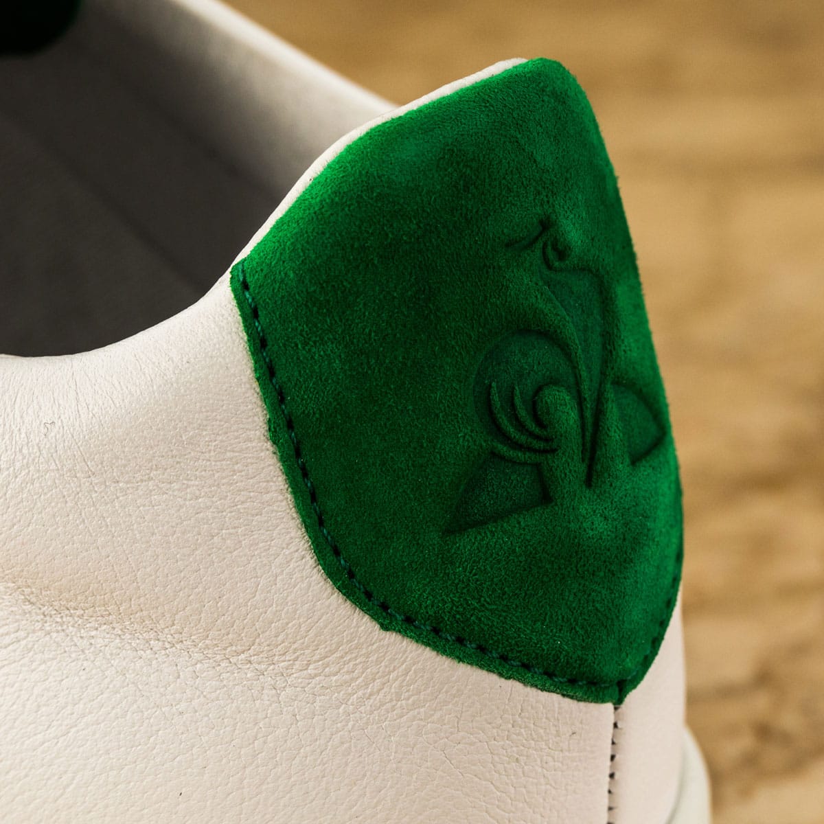le coq sportif BLAZON  WHITE/GREEN 18FW-Sの画像