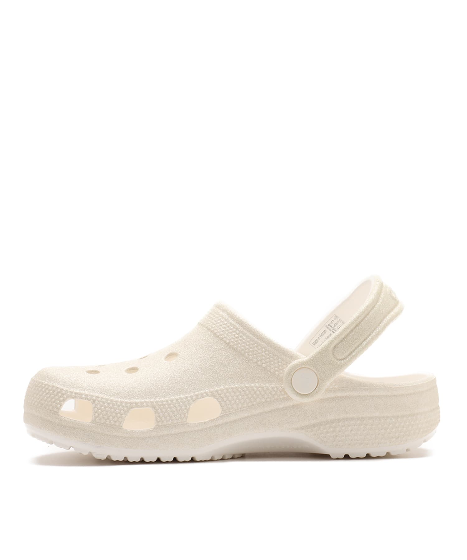 crocs Classic Glitter Clog Whiteの画像