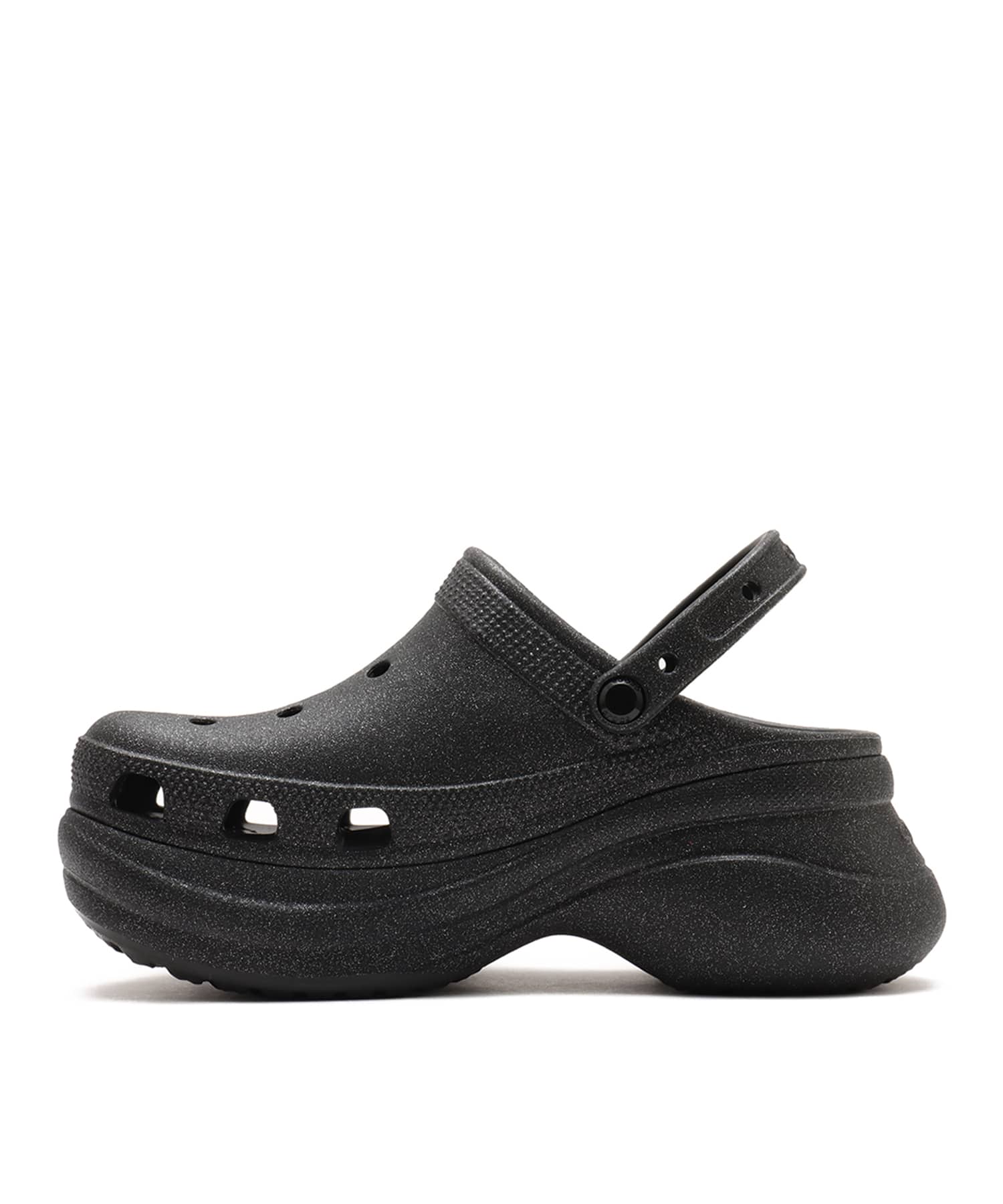 crocs Bae Glitter Clog Blackの画像