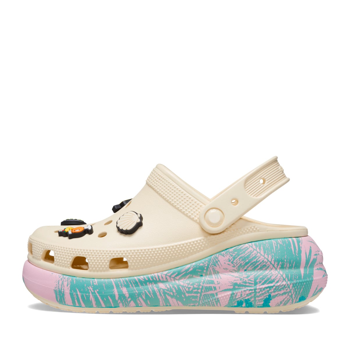 crocs ClassicCrushSpringBreakClog Vanilla/Multi 23SS-S