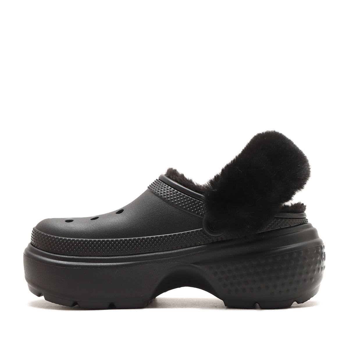 crocs Stomp Lined Clog Black 23FW-I