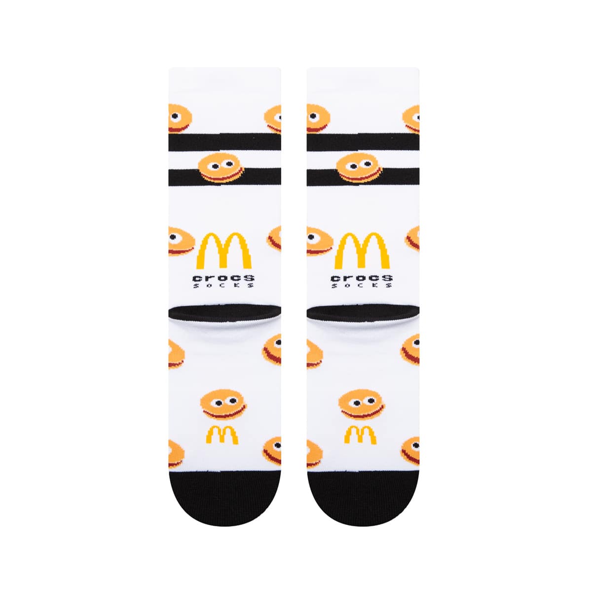 crocs McDonald's Socks Hamburglar Black 22FW-Sの画像
