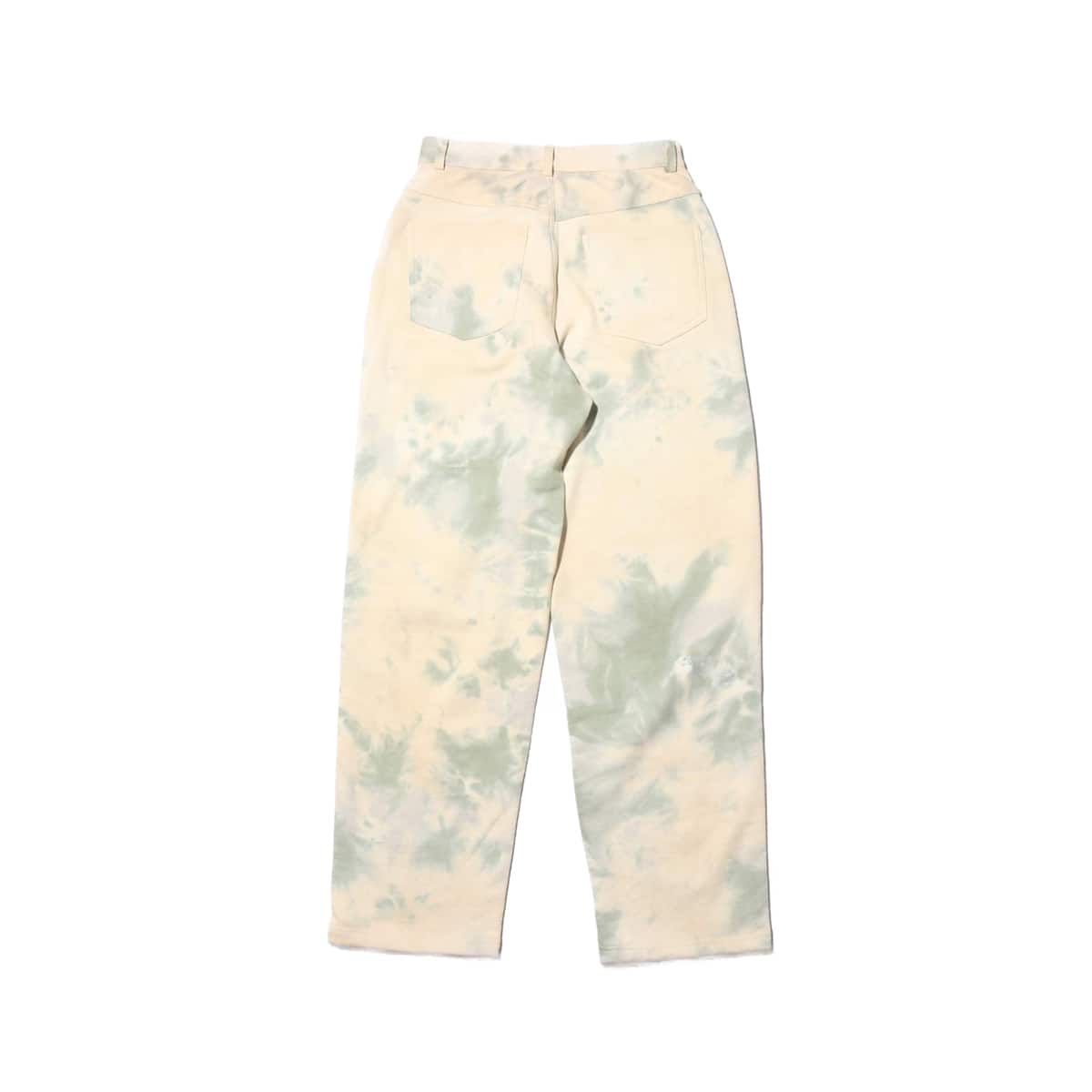 atmos pink タイダイ柄 スウェットパンツ GREENの画像