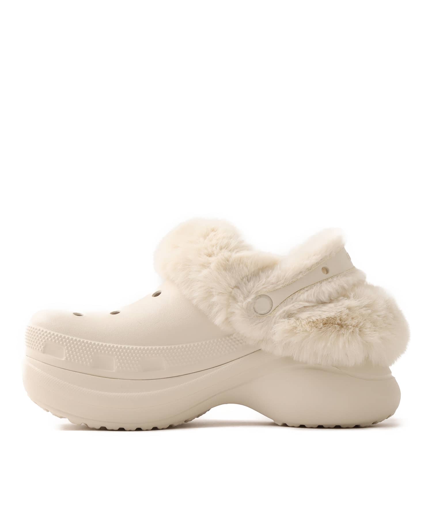 crocs Bae Lined Clog Stuccoの画像