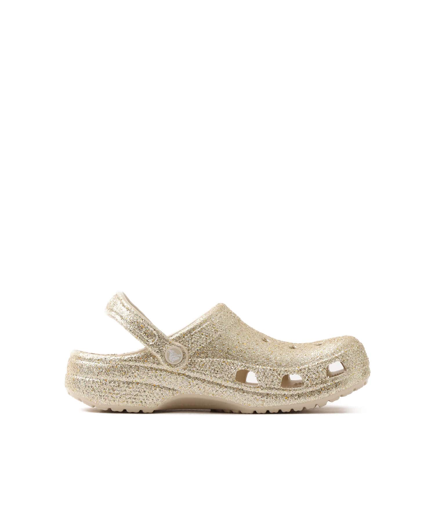 crocs Classic Chunky Glitter Clog Sandstoneの画像