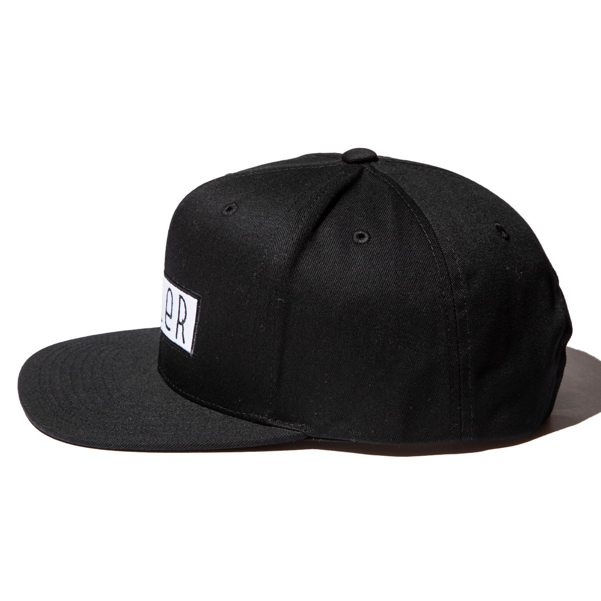POLER FONT PATCH HAT BLACK 21SU-Iの画像