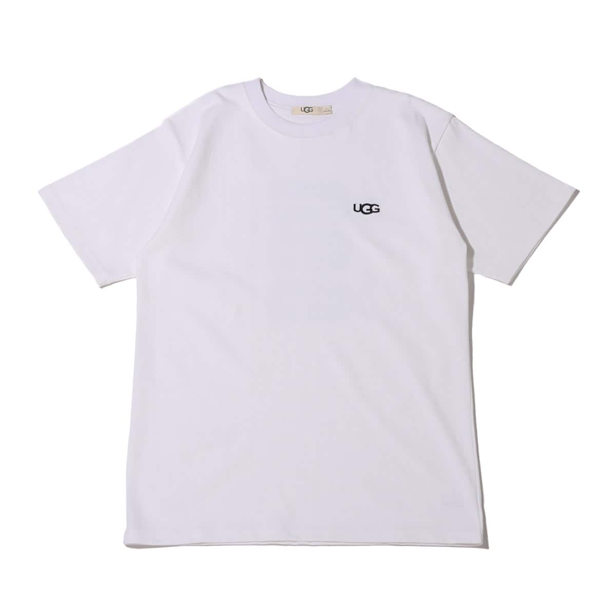 UGG バックビックロゴ Tシャツ WHITE 21FW-I