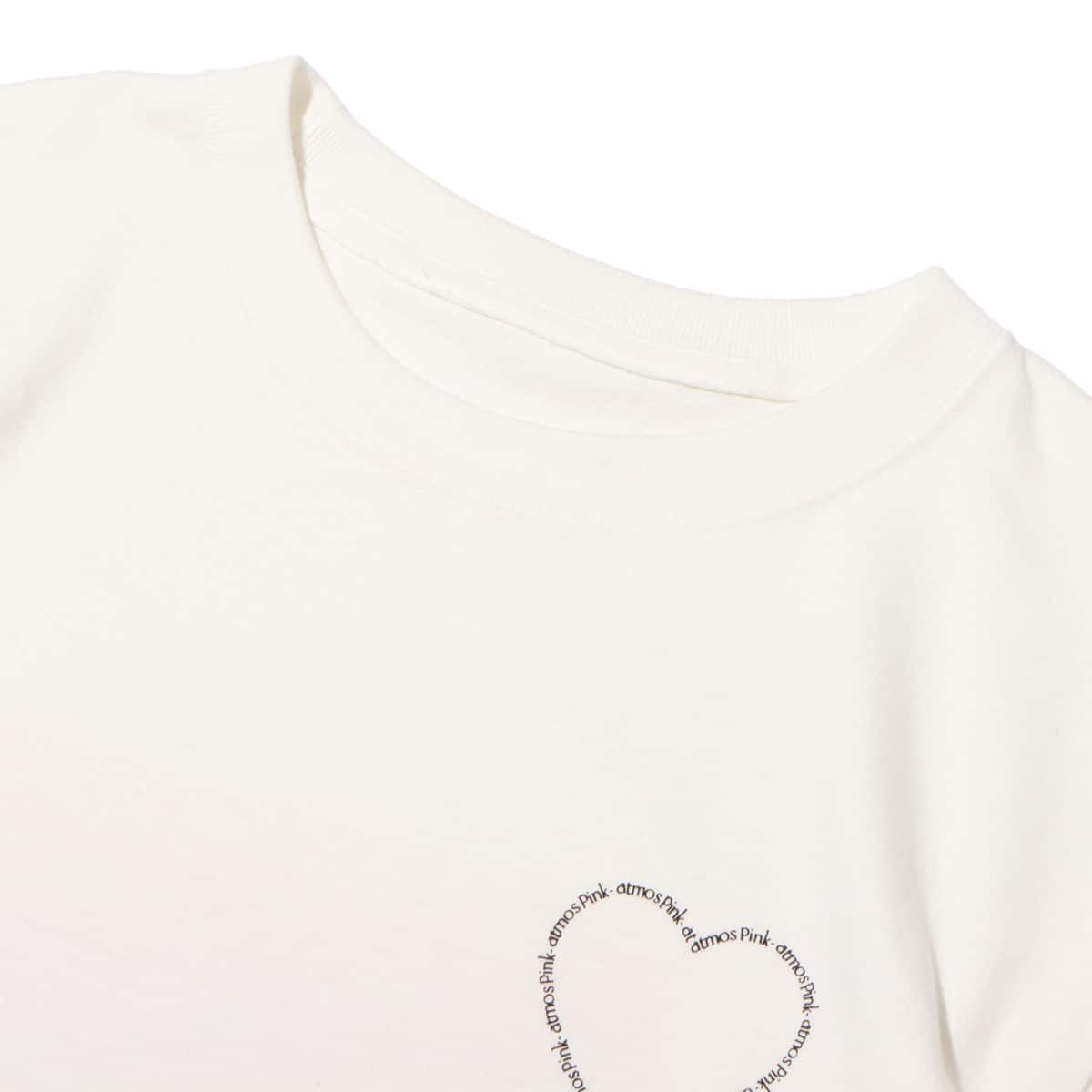 89xiiitokyo×atmos pink コラボTシャツ WHITEの画像