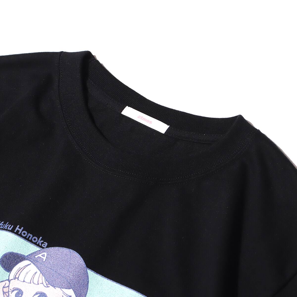 atmos pink ヨシフクホノカ × atmos pink コラボT BLACKの画像