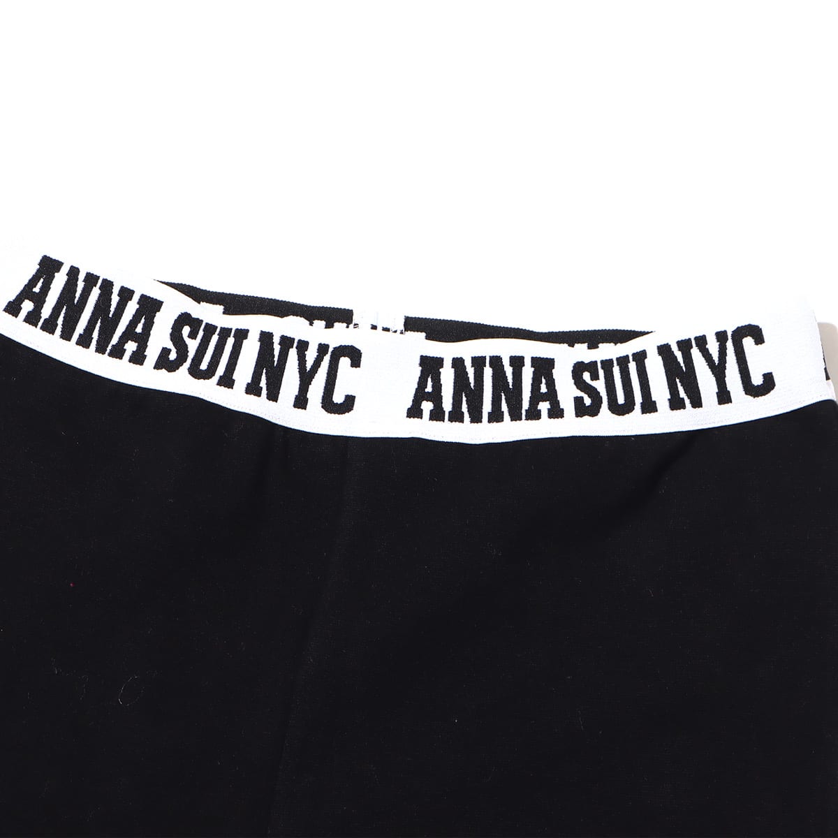 ANNA SUI NYC ロゴテープ インナーパンツ BLACK 22HO-I