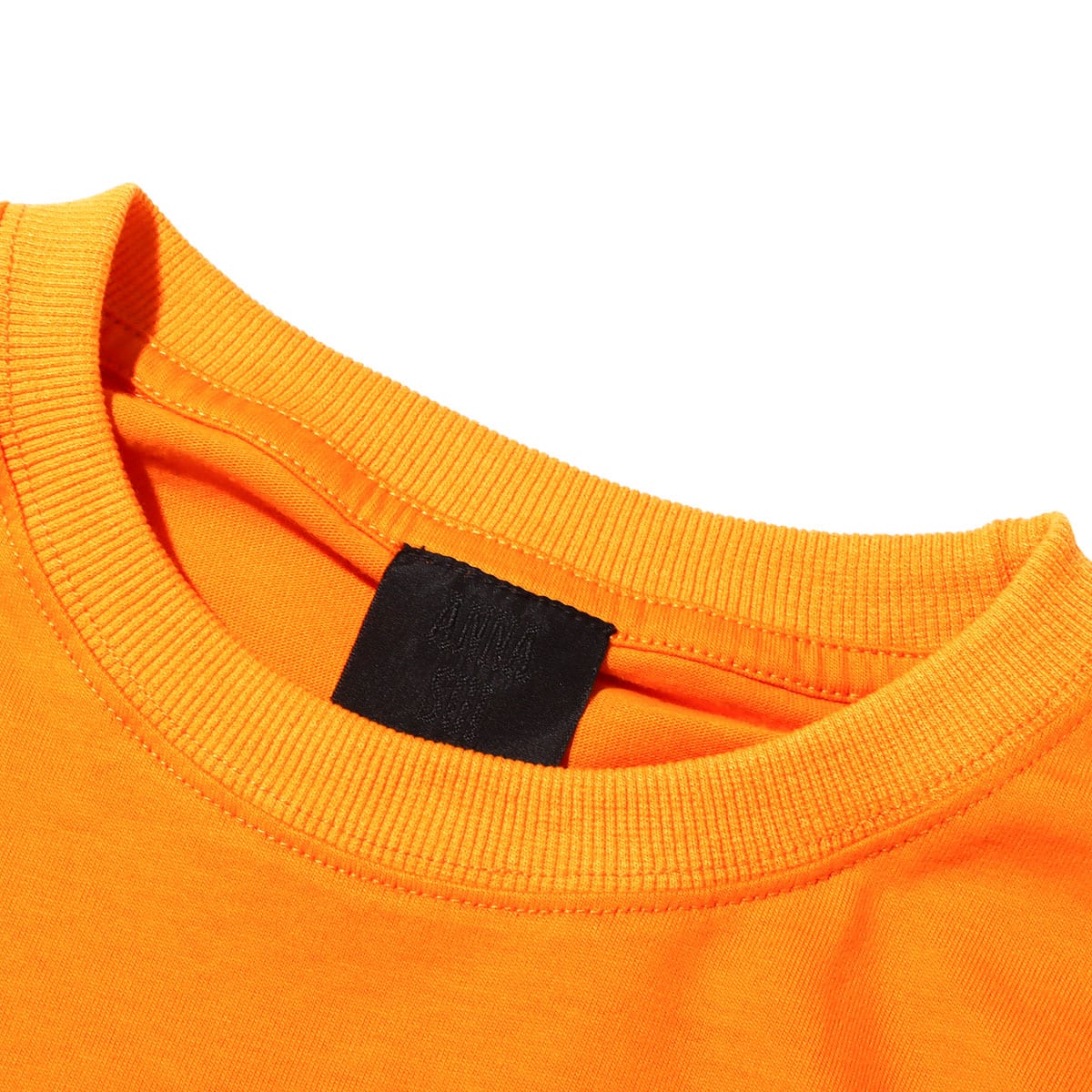 ANNA SUI Archive バタフライ刺繍 ビッグT ORANGE 22SU-Iの画像
