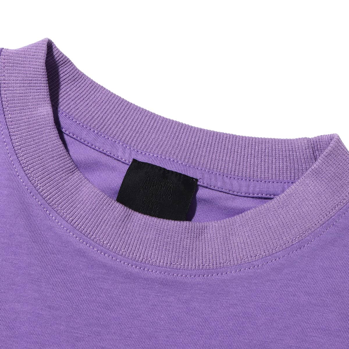 ANNA SUI Archive バタフライ刺繍 チビT PURPLE 22SU-Iの画像