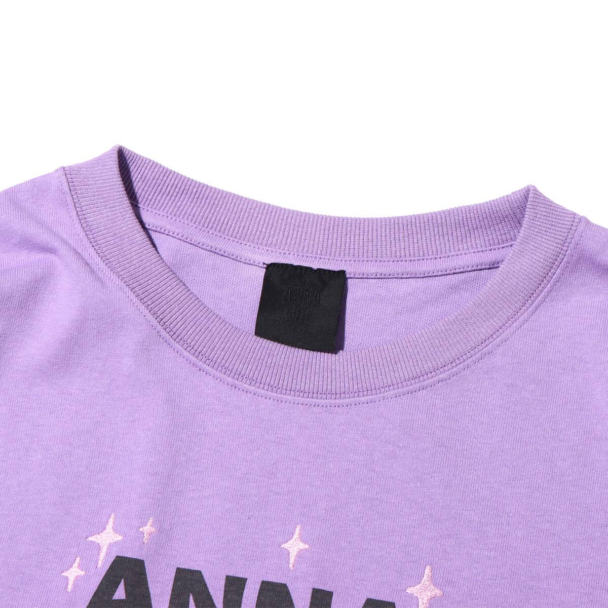 ANNA SUI Archive Y2K風ロゴ ロンT PURPLE 22SU-I