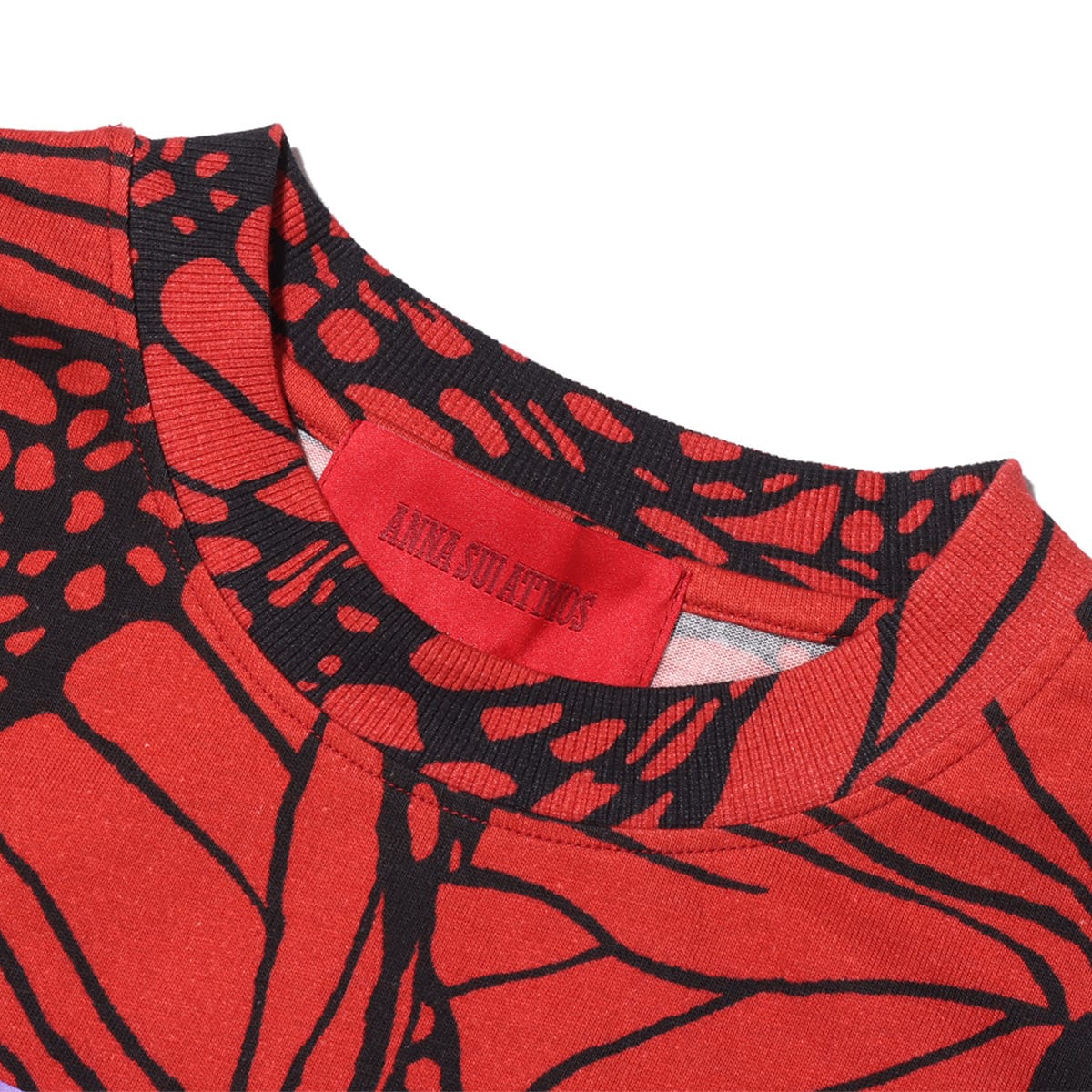 ANNA SUI ATMOS 総柄BIGTShirt REDの画像