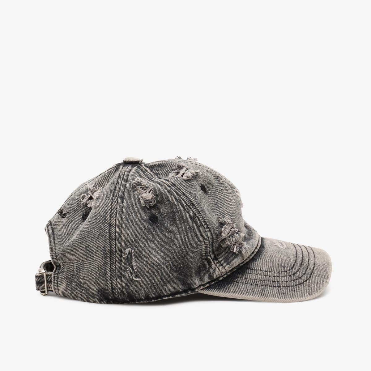 atmos pink Damaged Finishing Denim Cap BLACK （アトモス