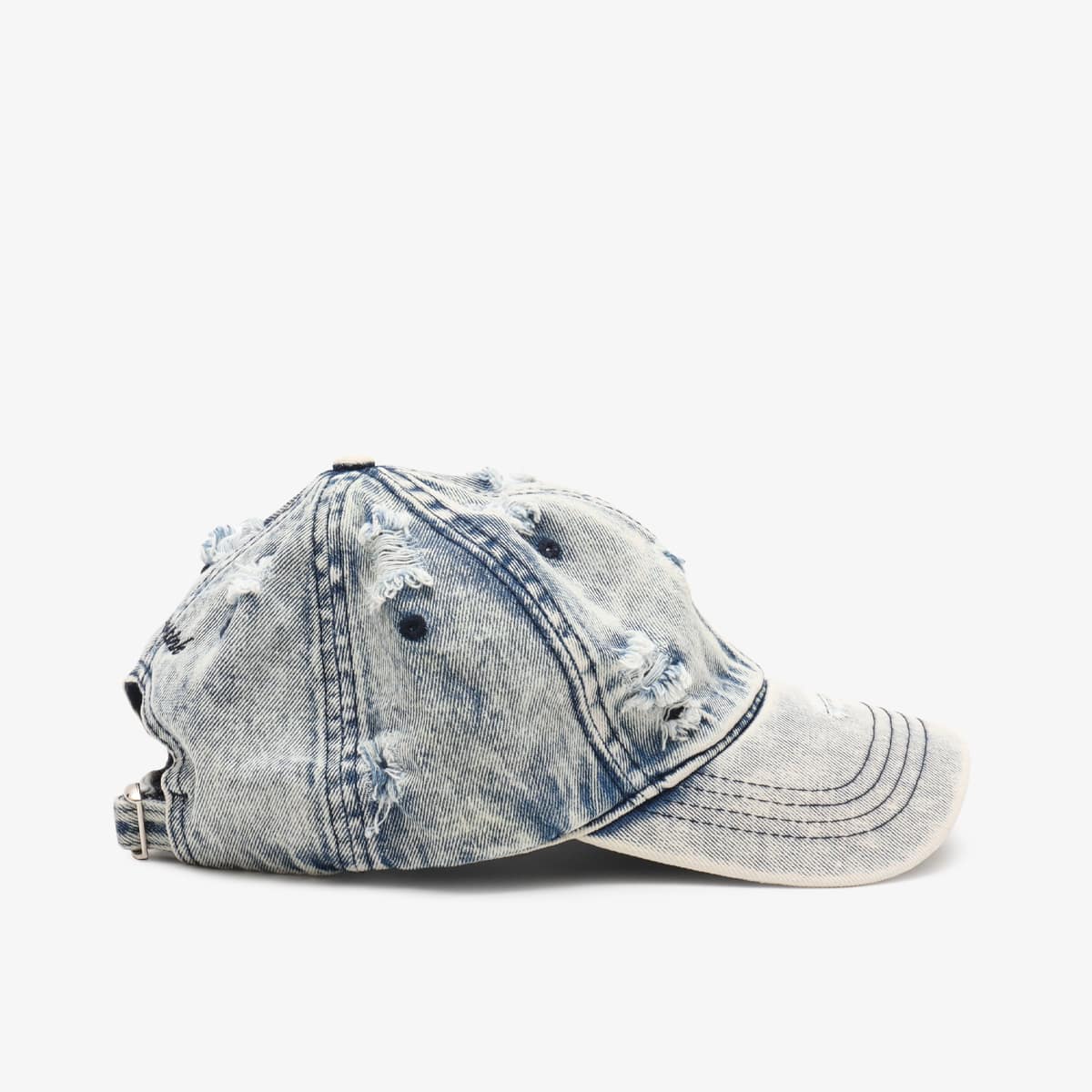 atmos pink Damaged Finishing Denim Cap LIGHT BLUE の画像