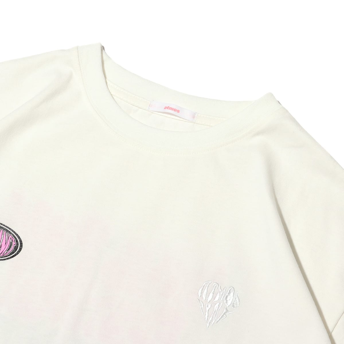 atmos pink Dance Festival BIG T-shirt WHITEの画像