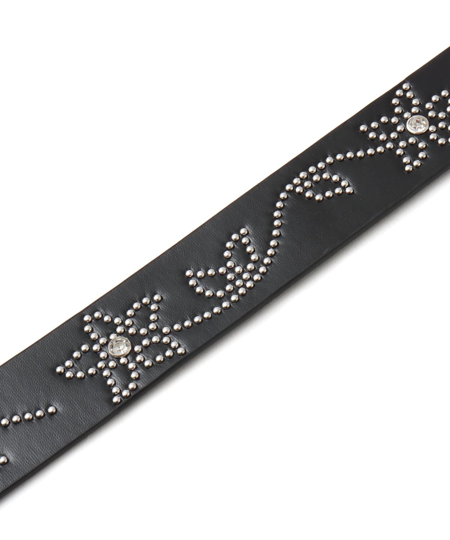 atmos pink Stud Belt BLACKの画像