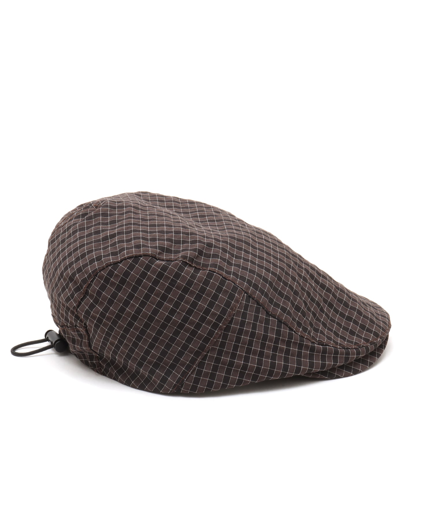 atmos pink Check Hunting Cap BROWNの画像