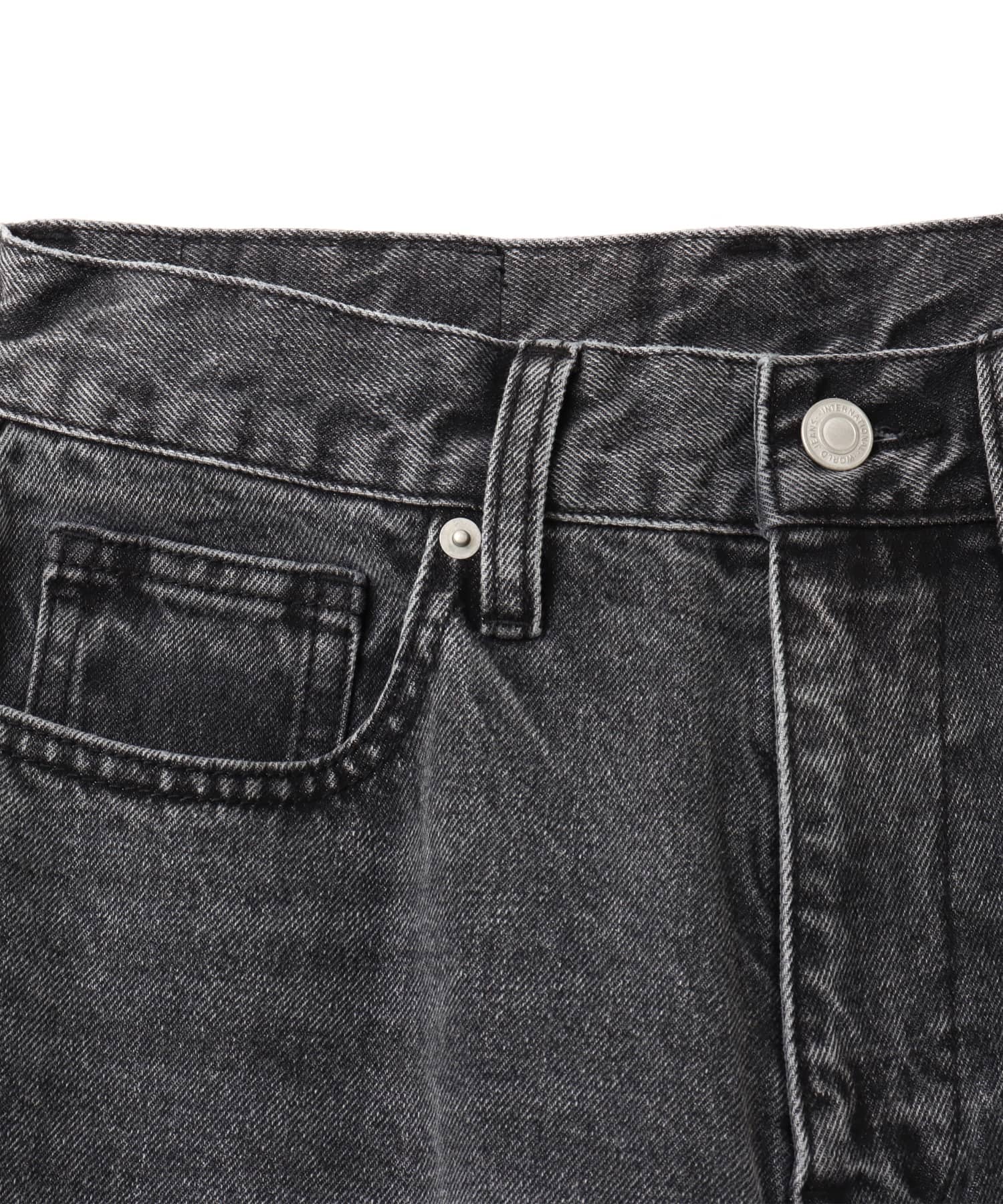 atmos pink Loose Denim Pants BLACKの画像