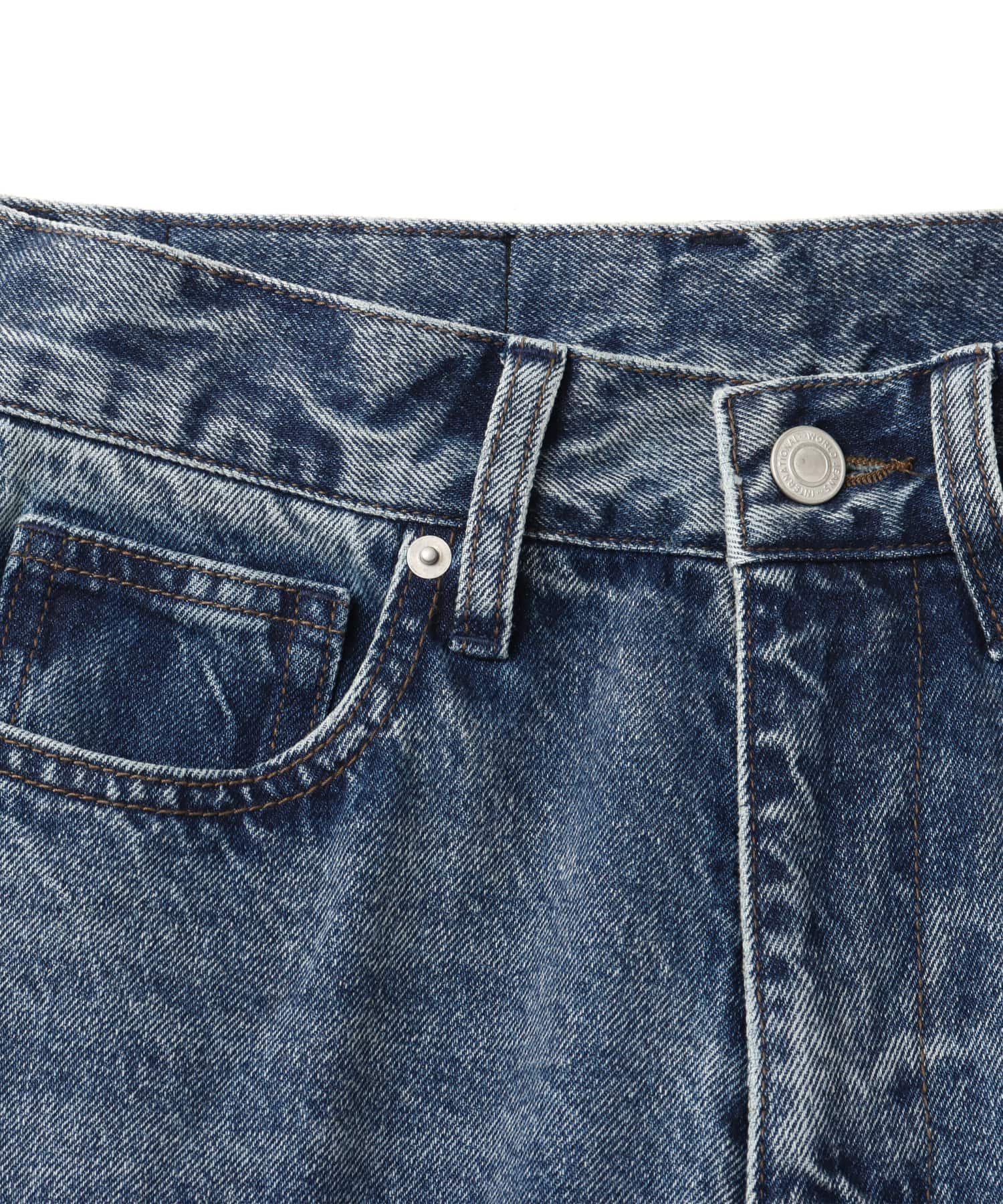 atmos pink Loose Denim Pants BLUEの画像