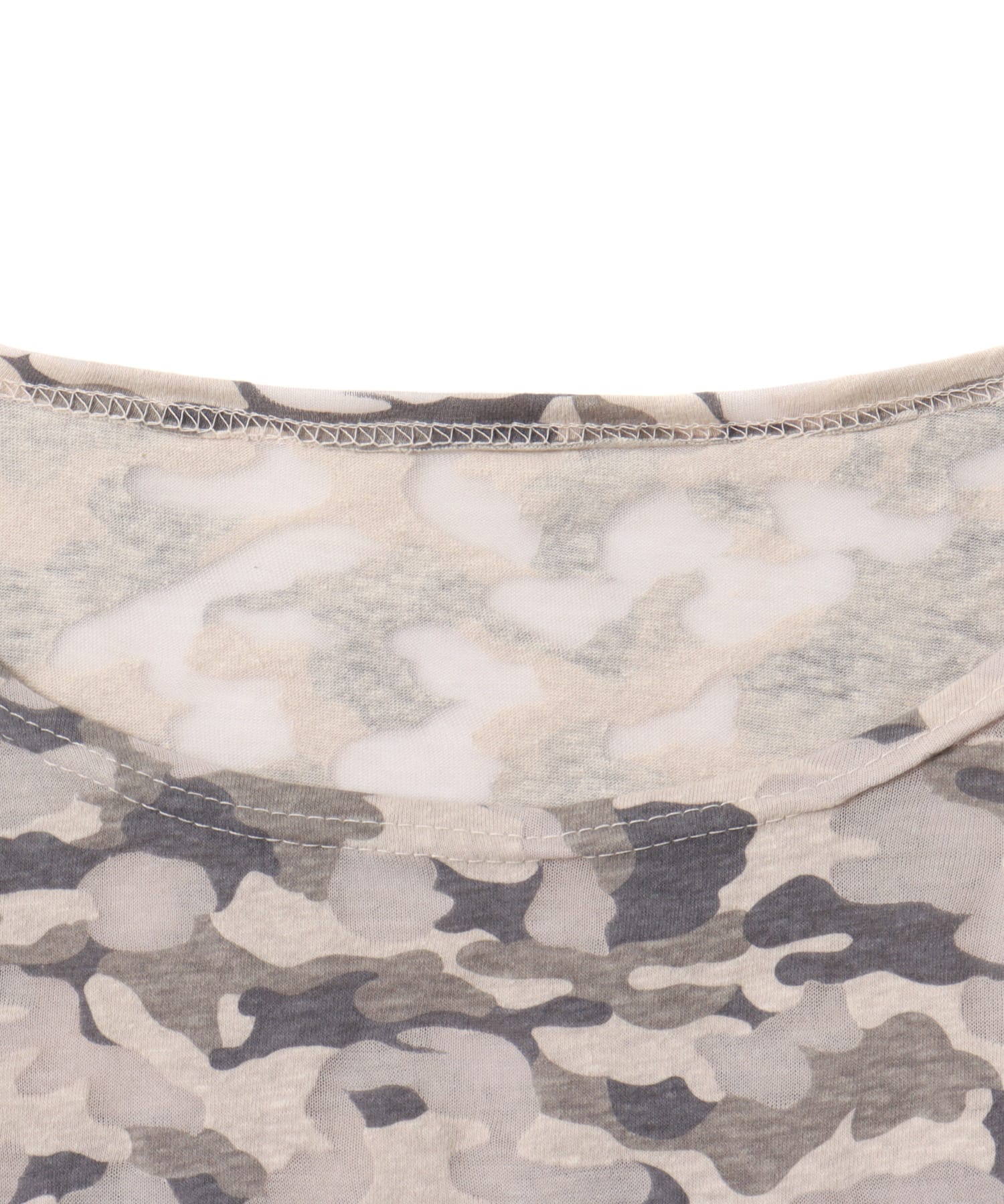 atmos pink Cropped Camouflage Tops BEIGEの画像