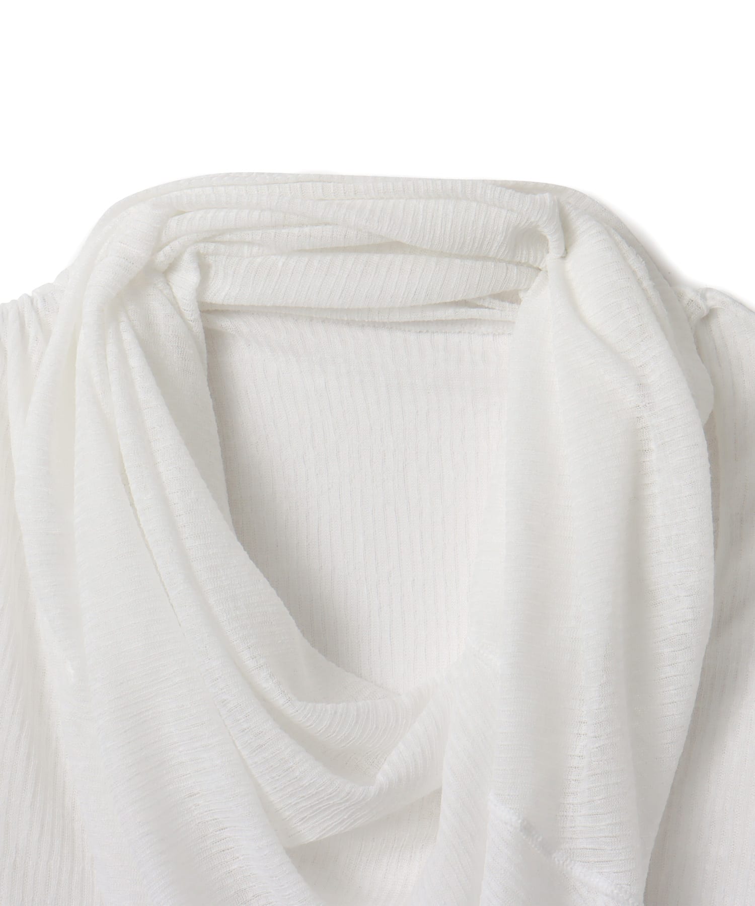 atmos pink See-Through 3-Ways Tops WHITEの画像