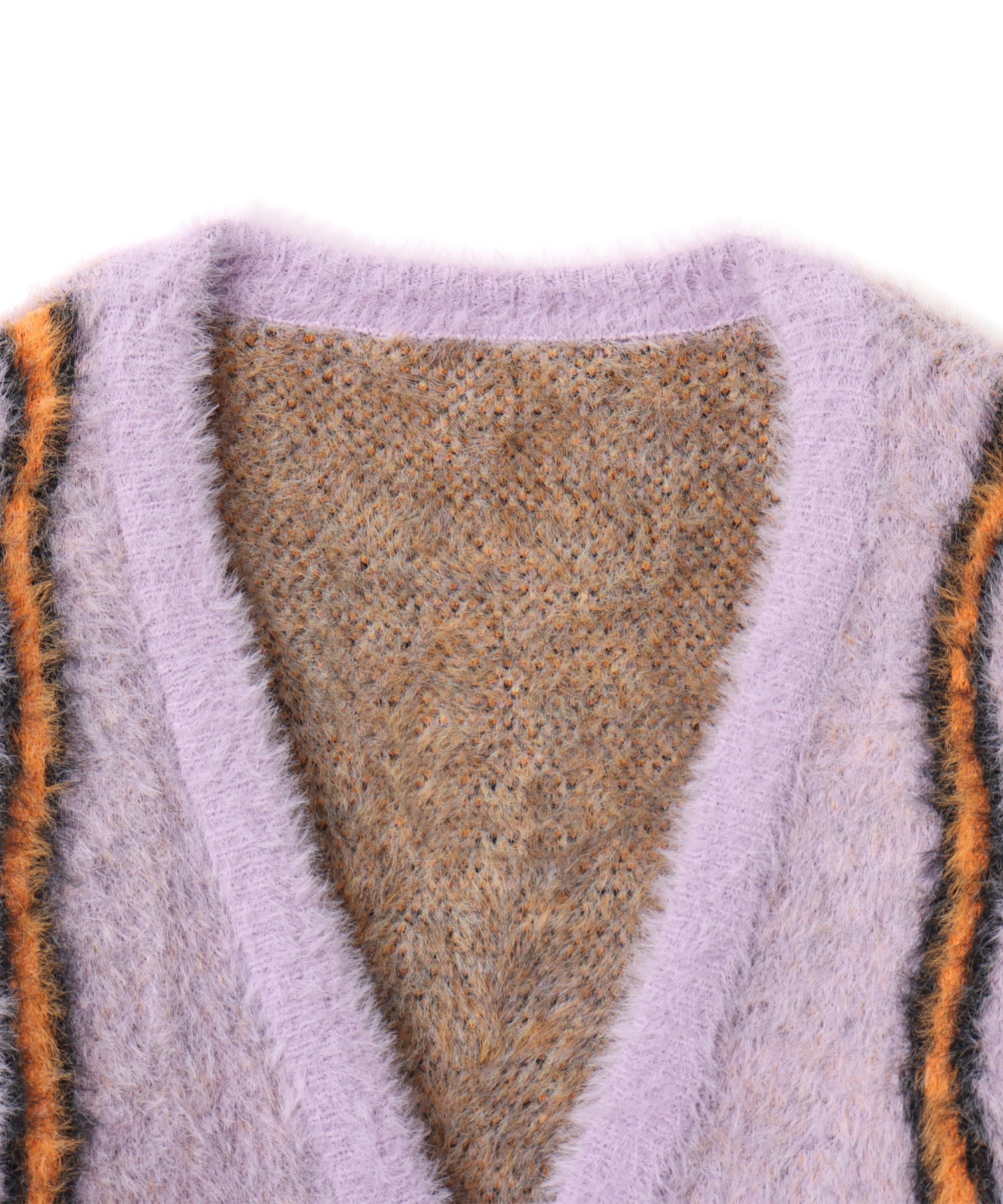 MARIA SAKURAI x atmos pink ブランコ Knit Cardigan PURPLEの画像