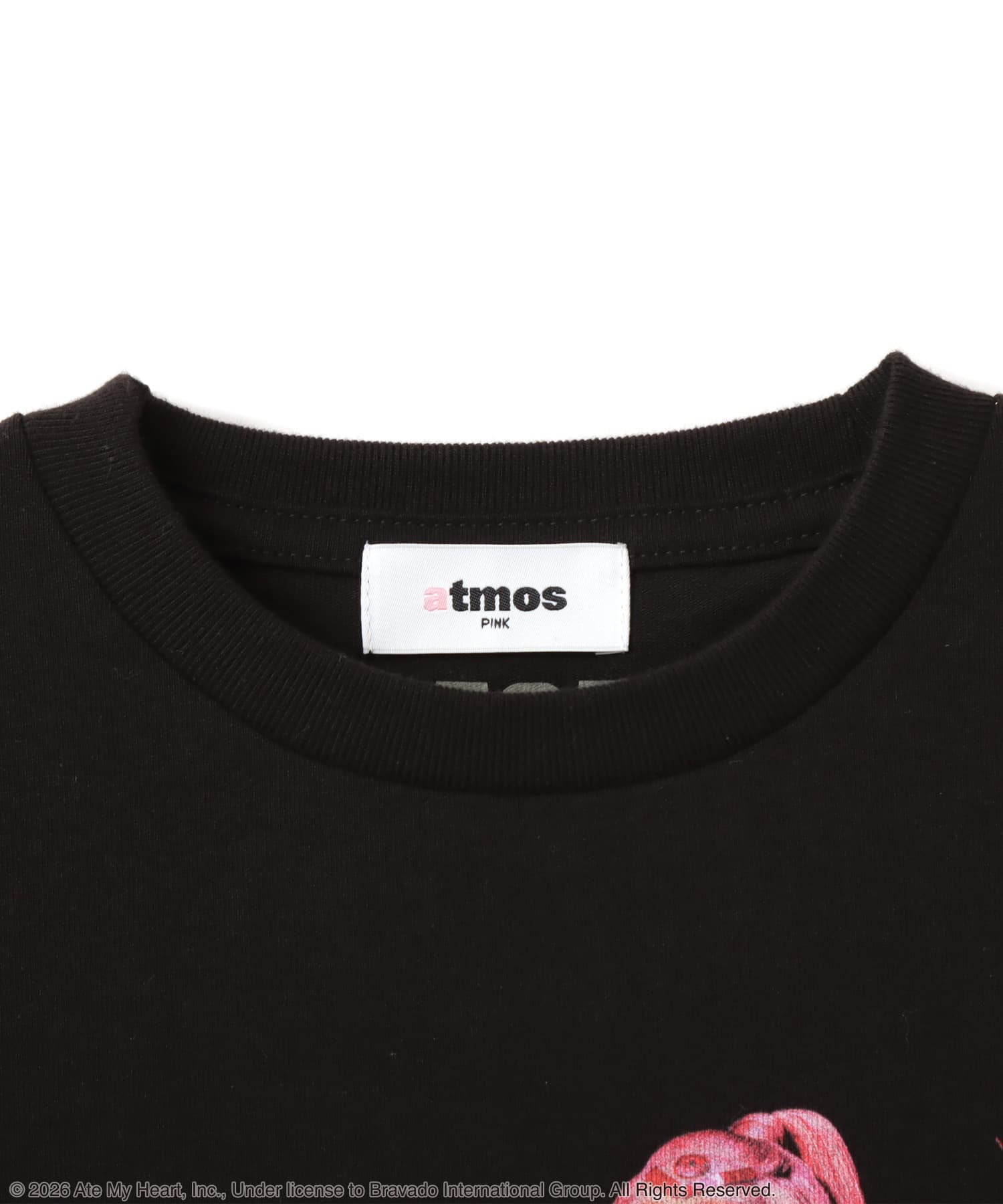 atmos pink x LADY GAGA "Chromatica" T-shirt BLACKの画像