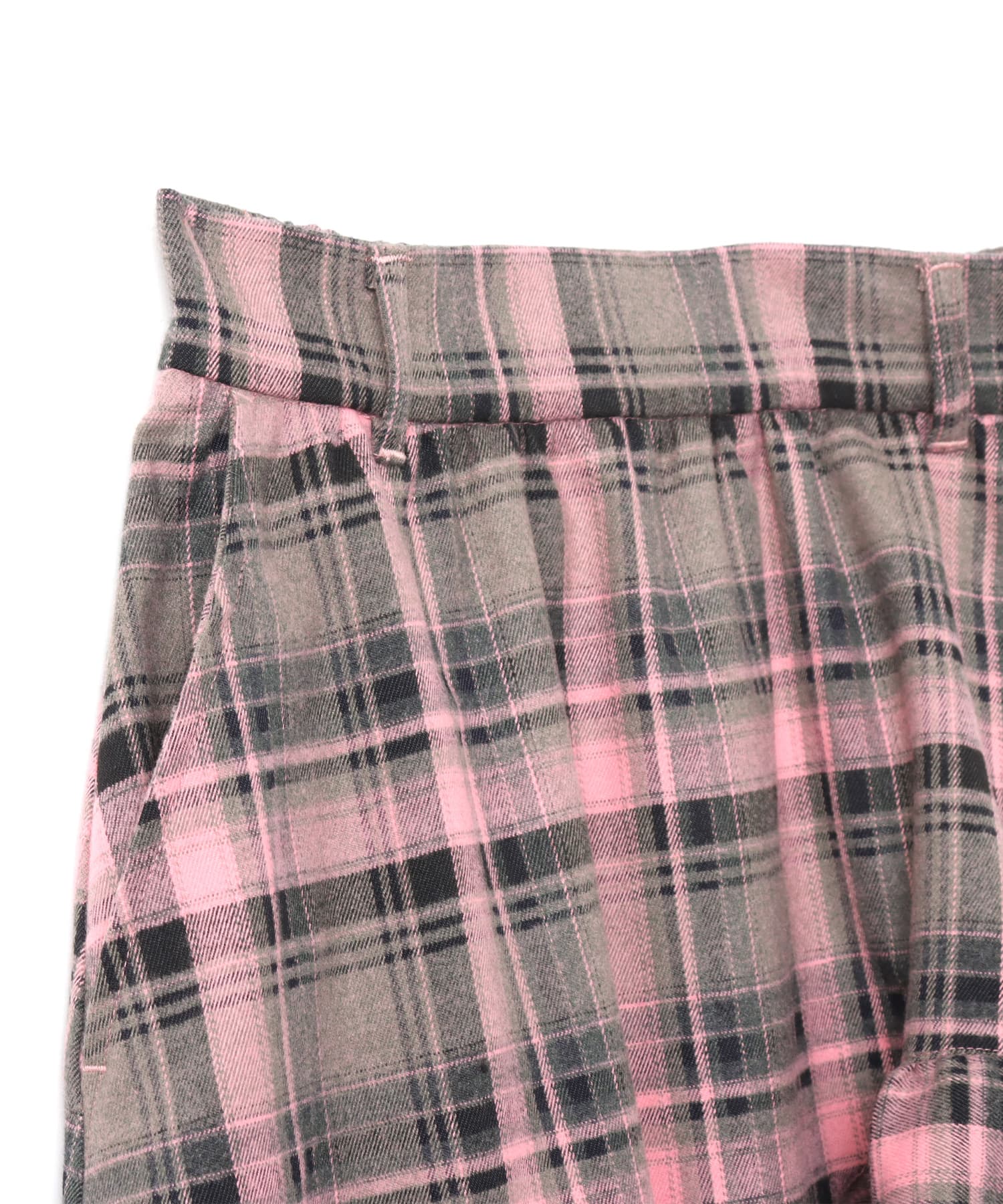 atmos pink Asymmetry Check Skirt PINKの画像