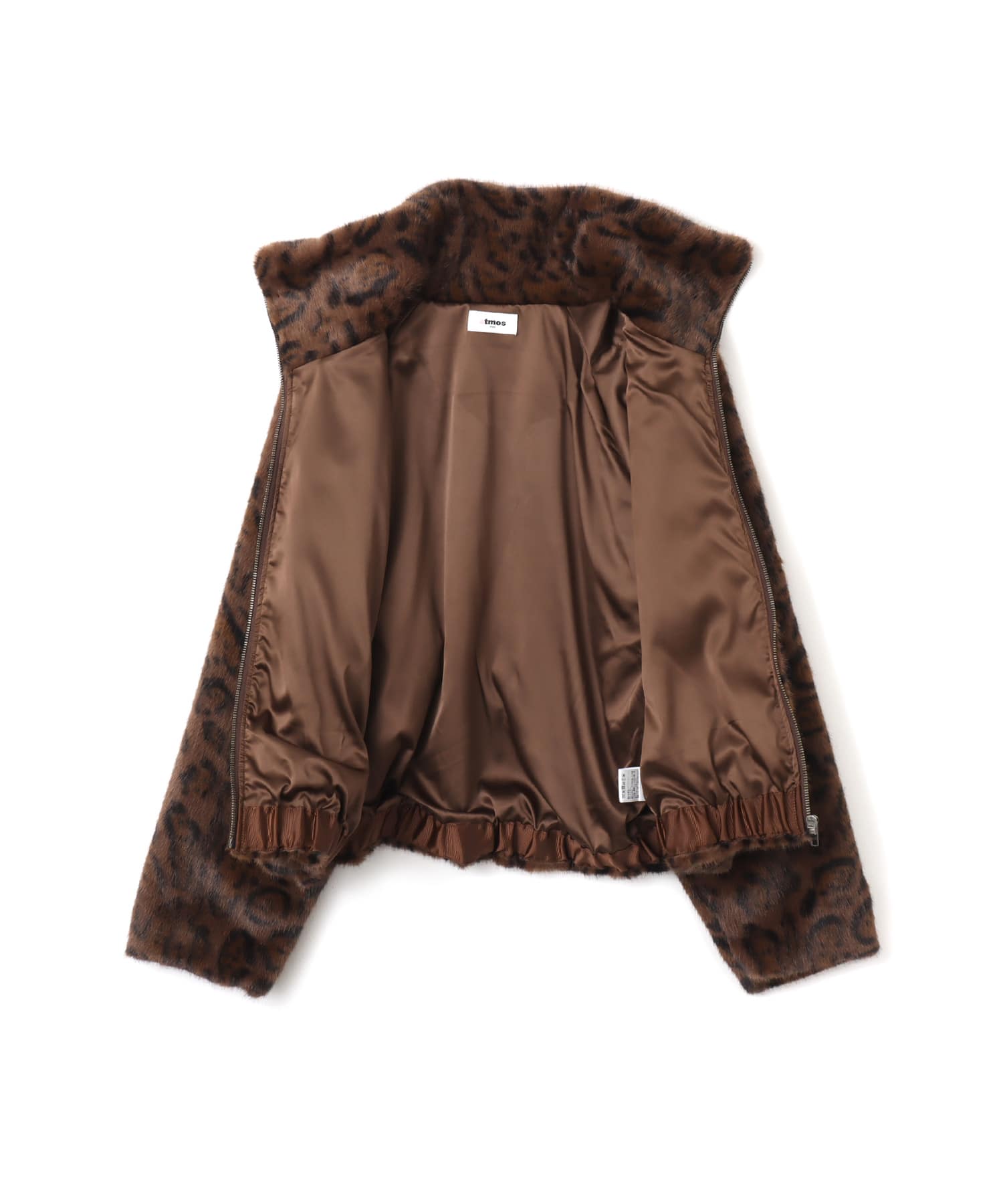 atmos pink Faux Fur Zip Blouson LEOPARDの画像