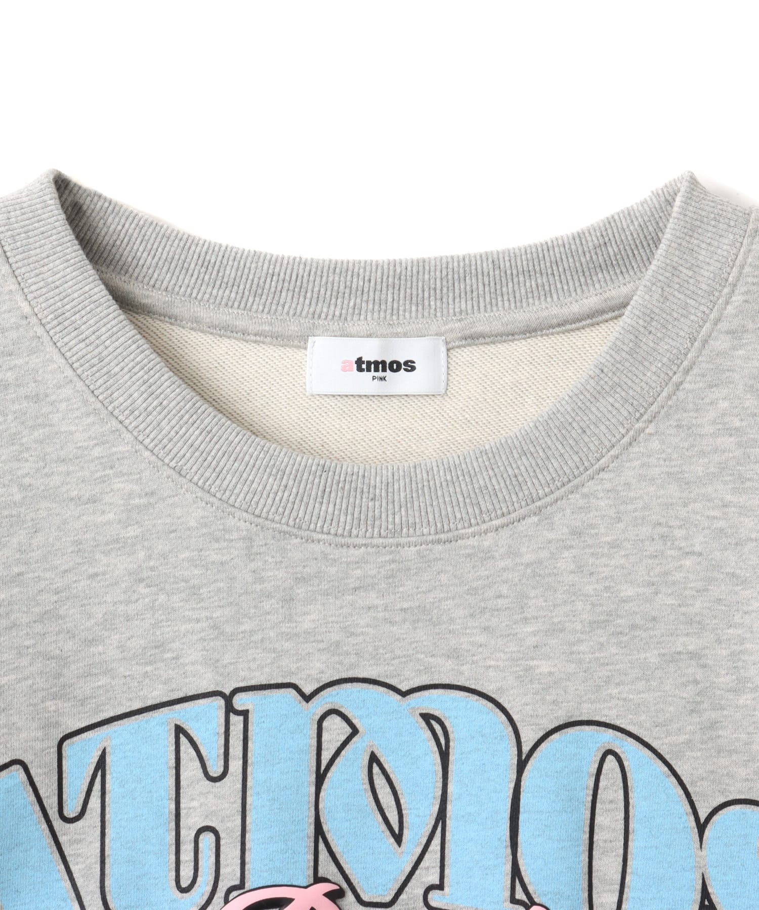 atmos pink College Logo Sweatshirt GRAYの画像