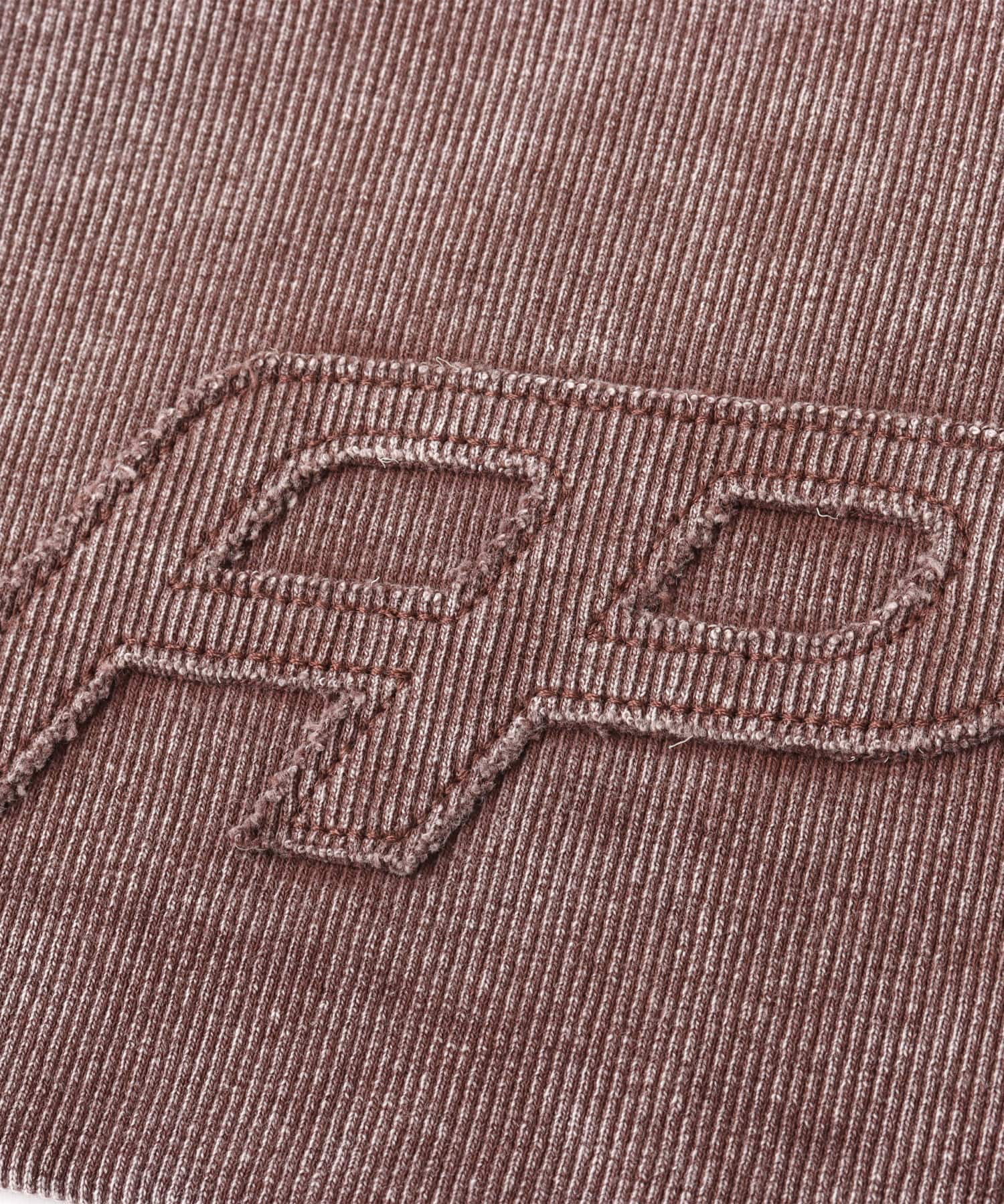 atmos pink Pigment Logo Beanie BROWNの画像