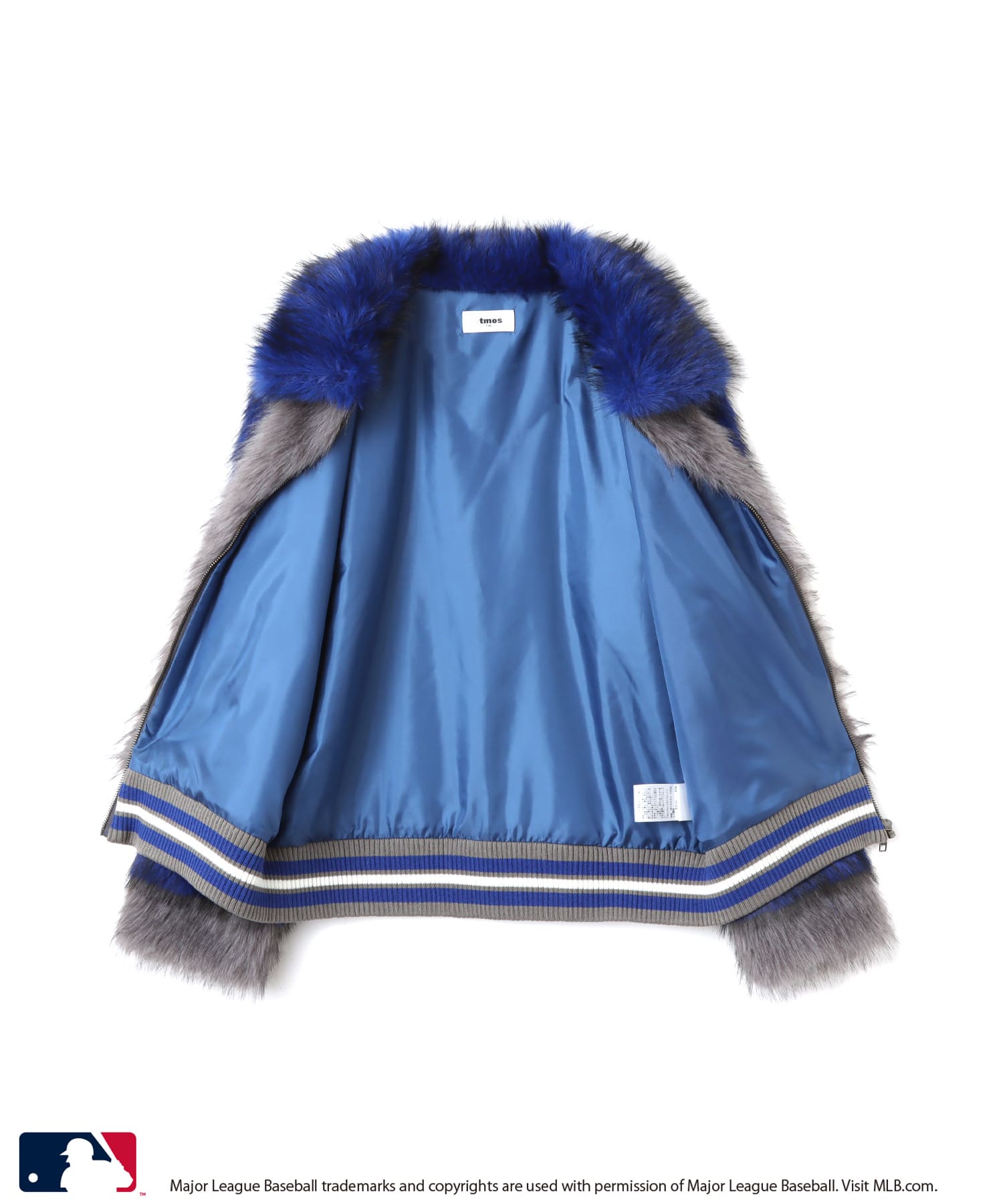 atmos pink MLB Faux Fur Blouson GRAYの画像