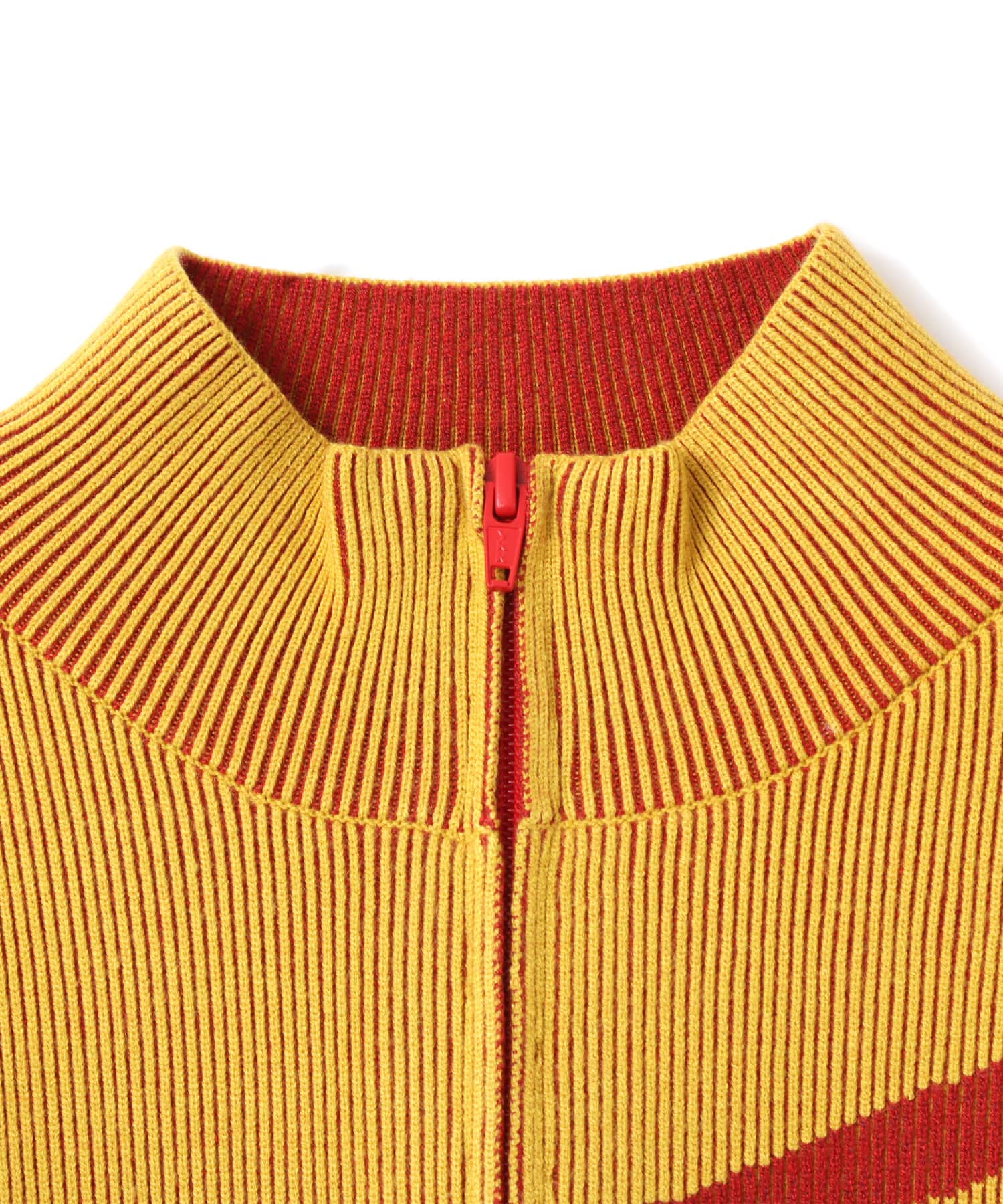 atmos pink x HONDA Zip Up Knit Cardigan ORANGEの画像