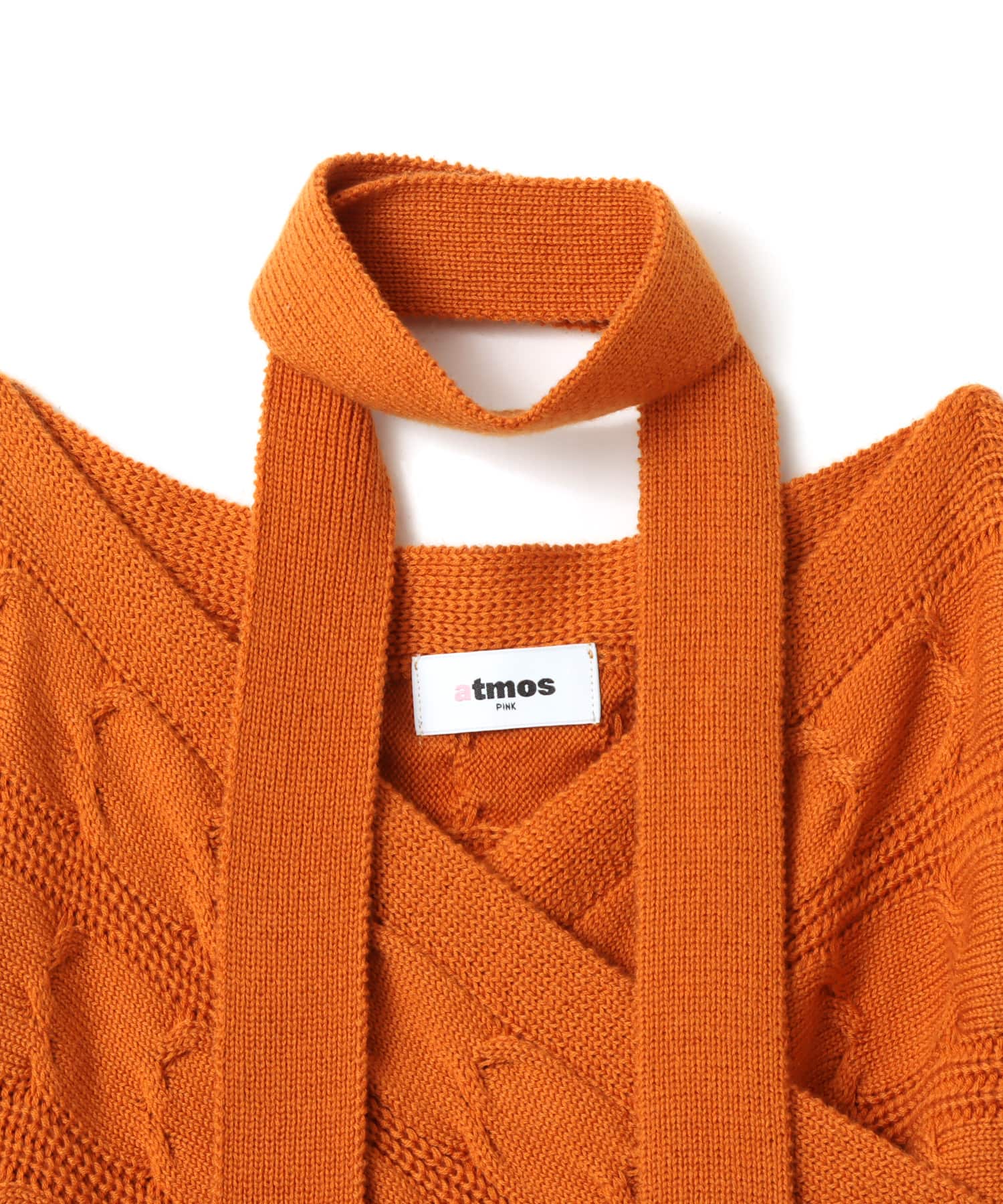 atmos pink Cache-coeur Knit Tops ORANGEの画像