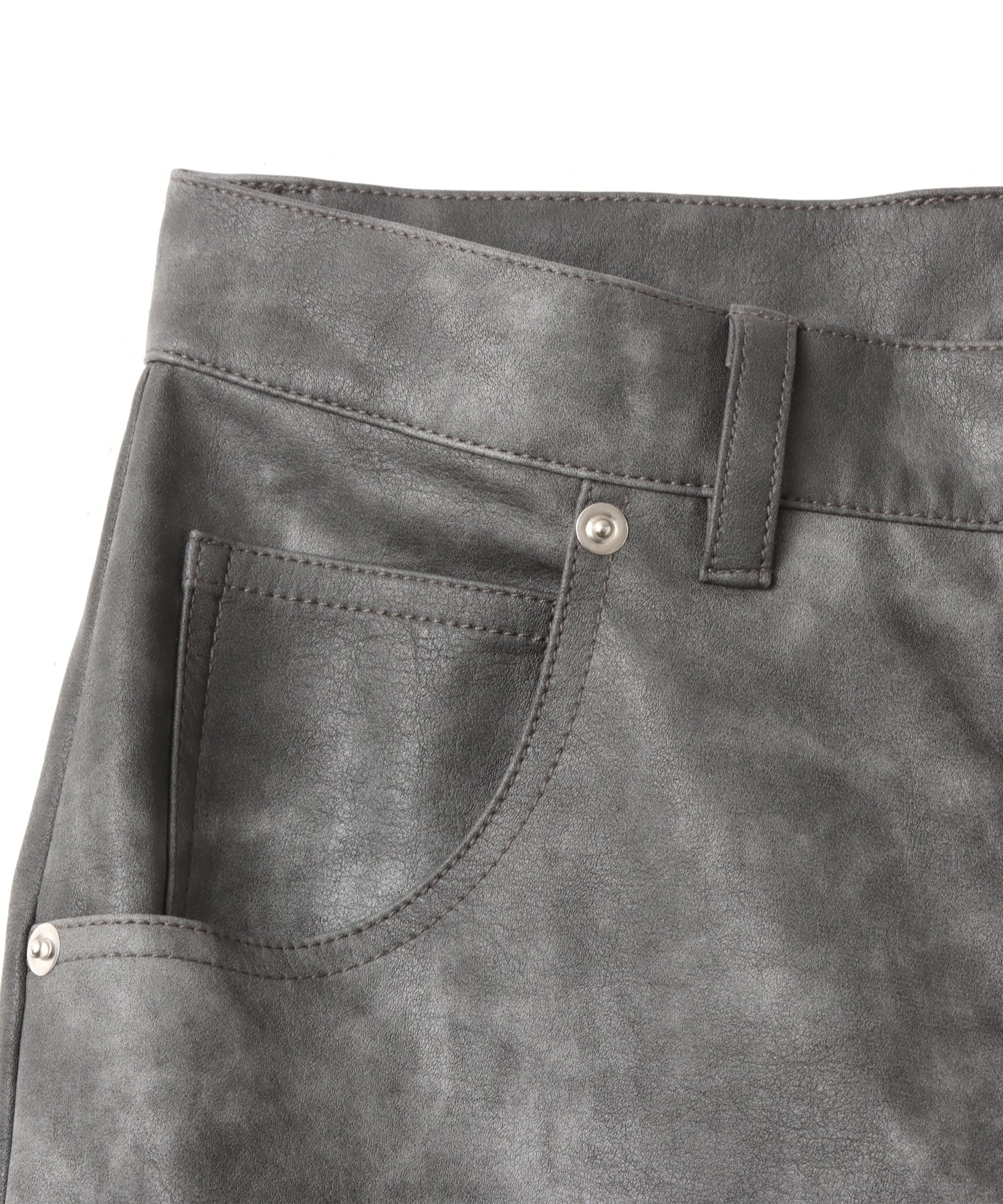 atmos pink x HONDA Faux Leather Pants BLACKの画像