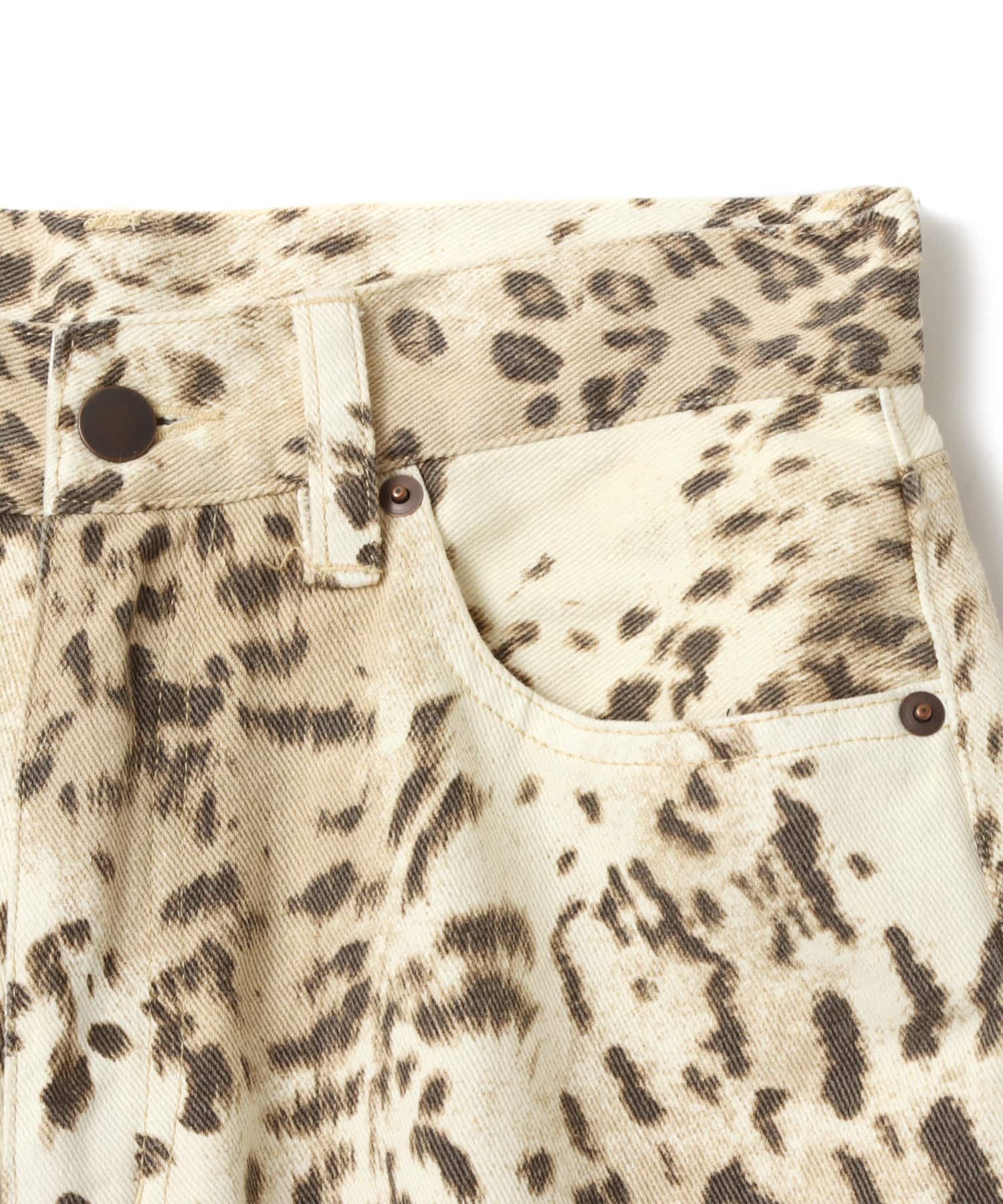 atmos pink Leopard All-Over Pants WHITEの画像