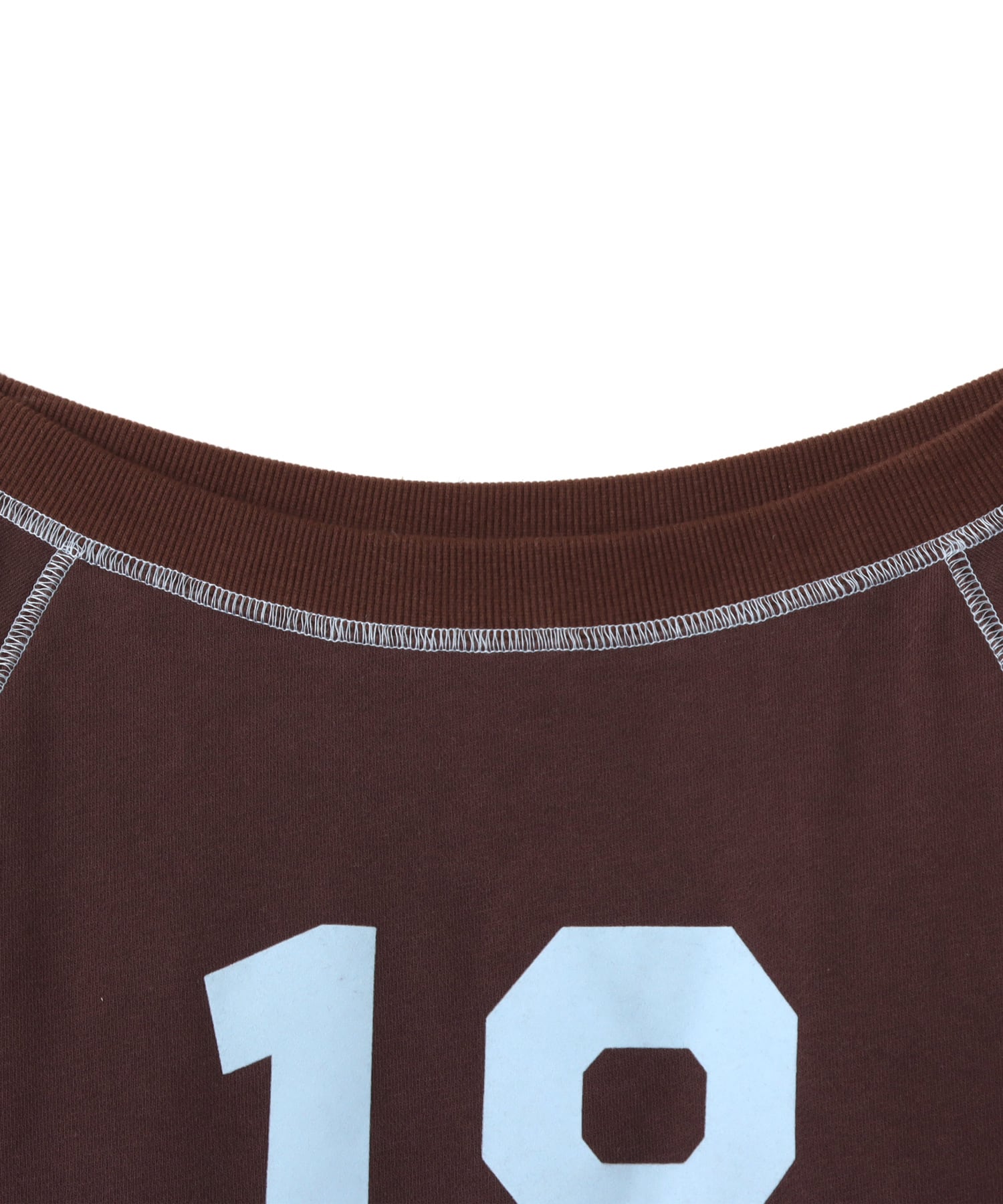 atmos pink Numbering Sweat Top BROWNの画像
