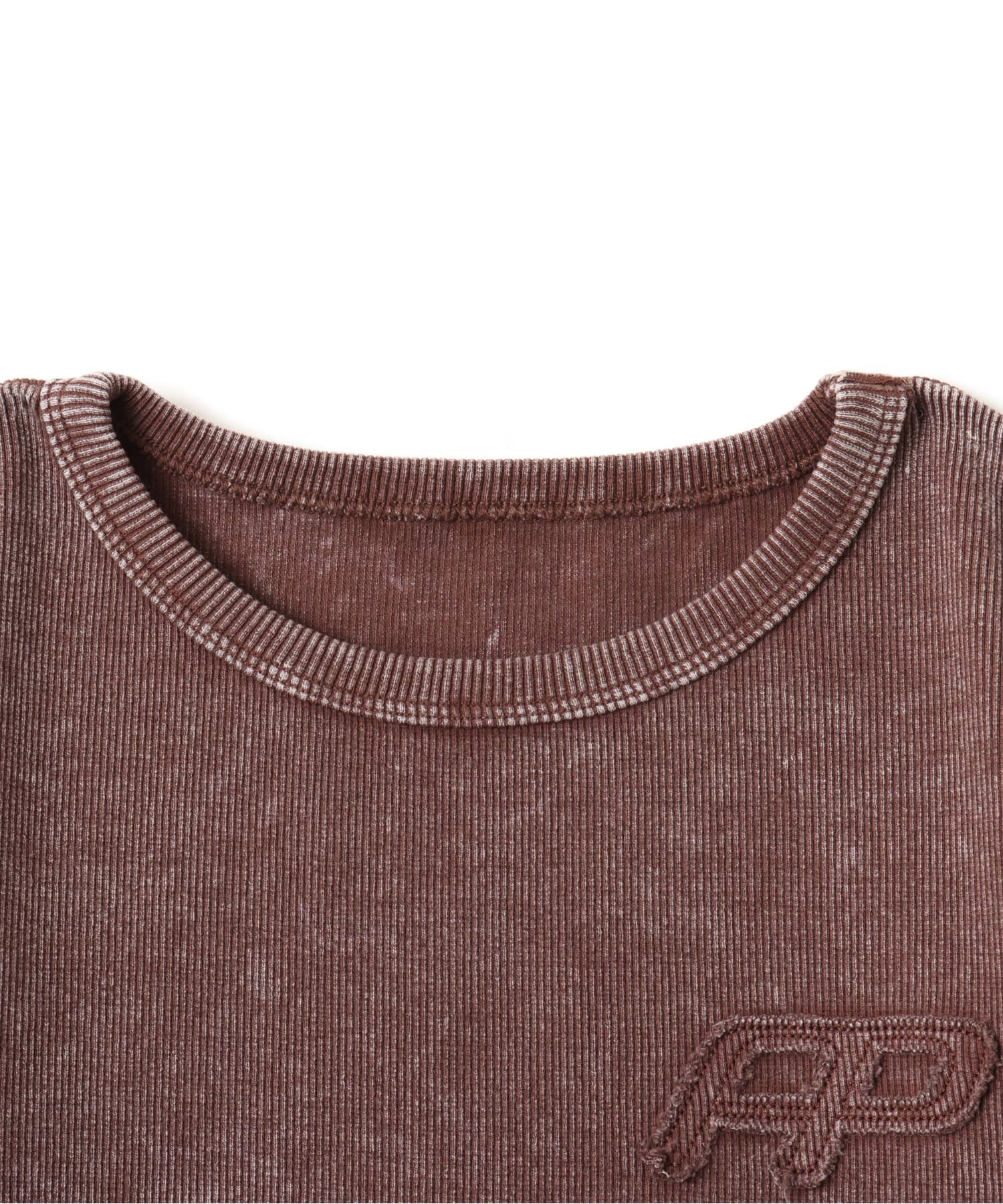 atmos pink Pigment T-shirt BROWNの画像