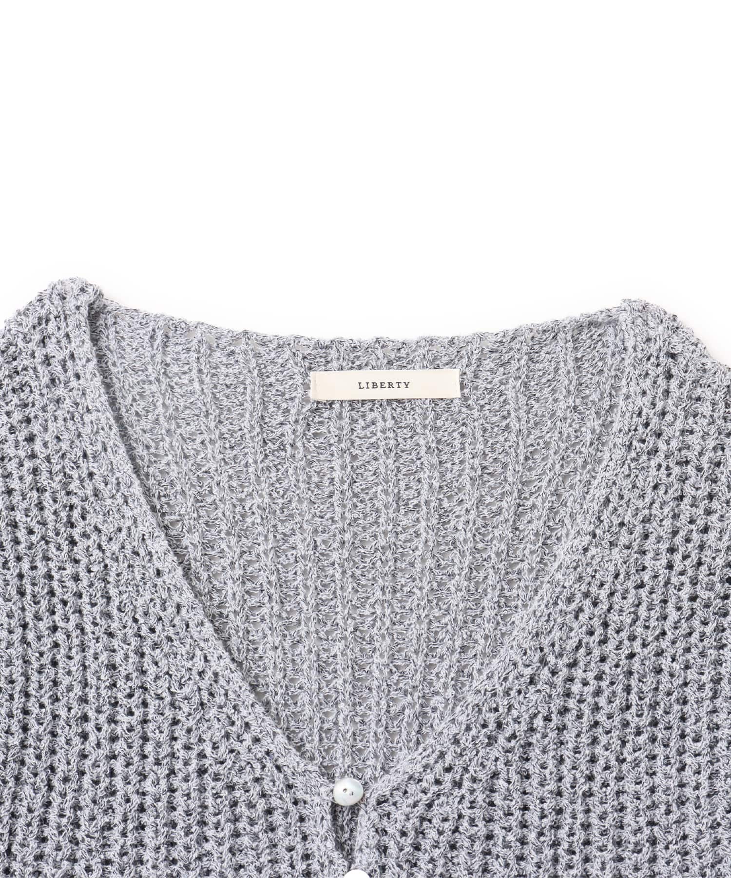 atmos pink Summer Knit Cardigan BLUE GRAYの画像