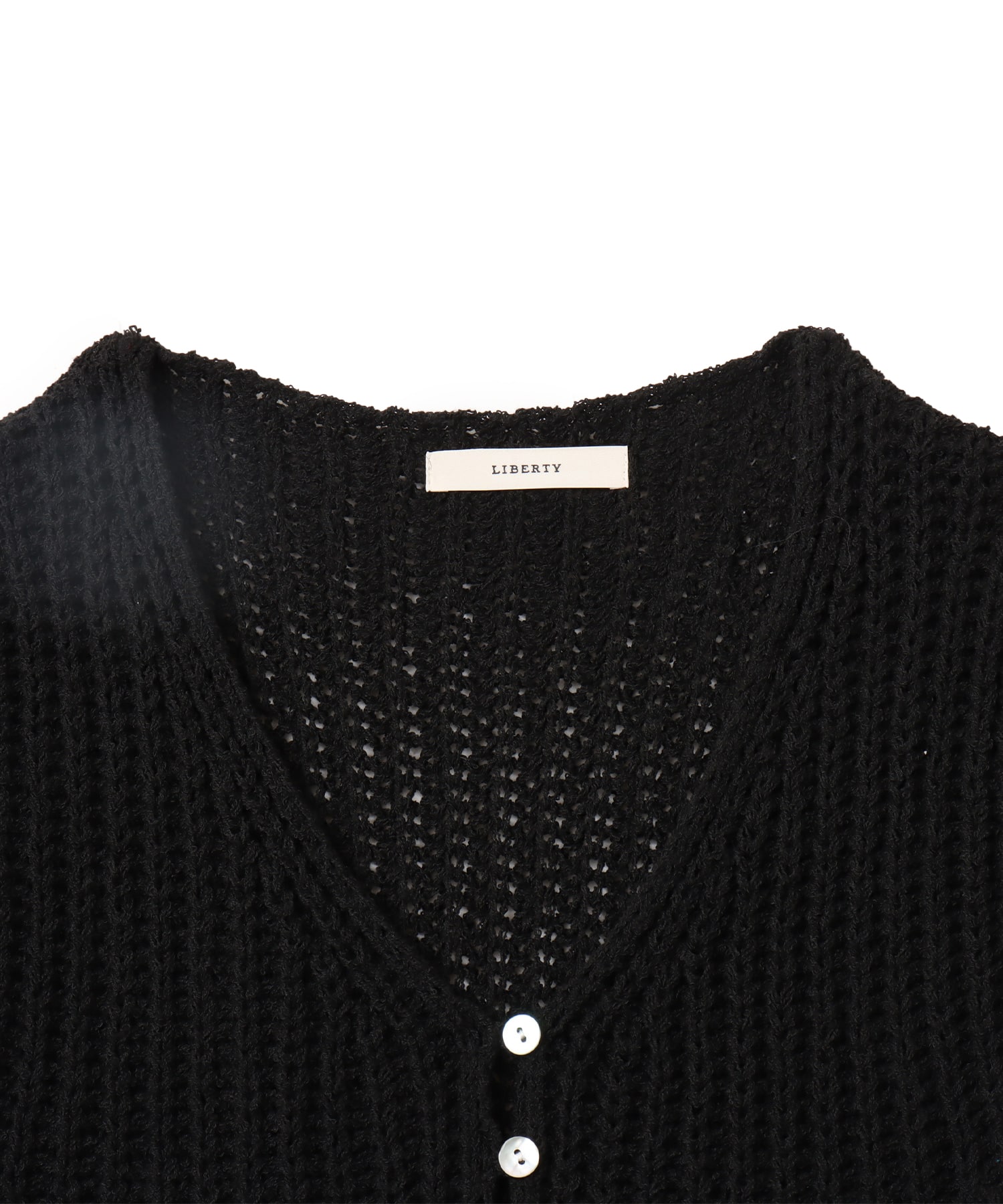 atmos pink Summer Knit Cardigan BLACKの画像