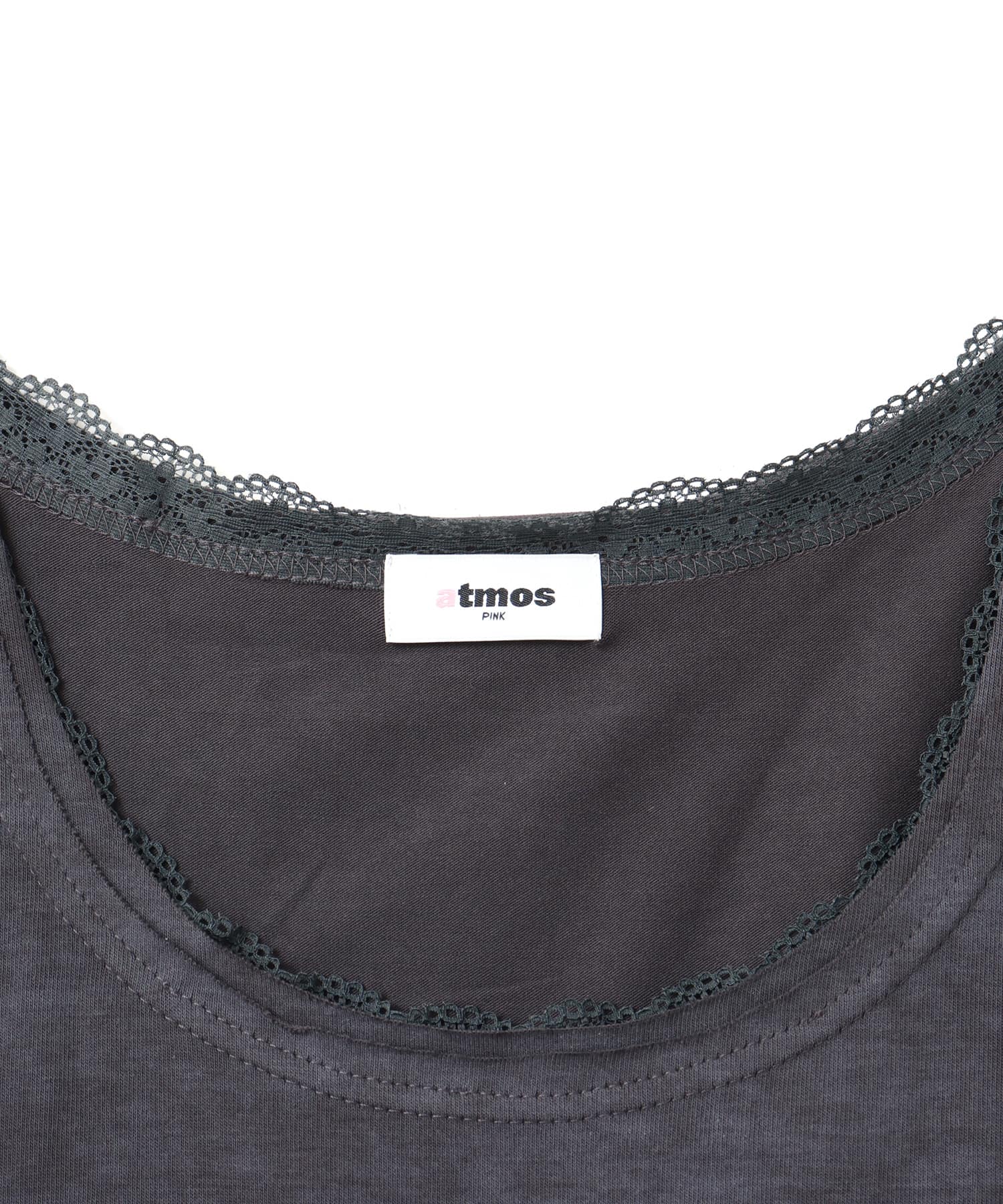 atmos pink Lace Print T-shirt BLACKの画像