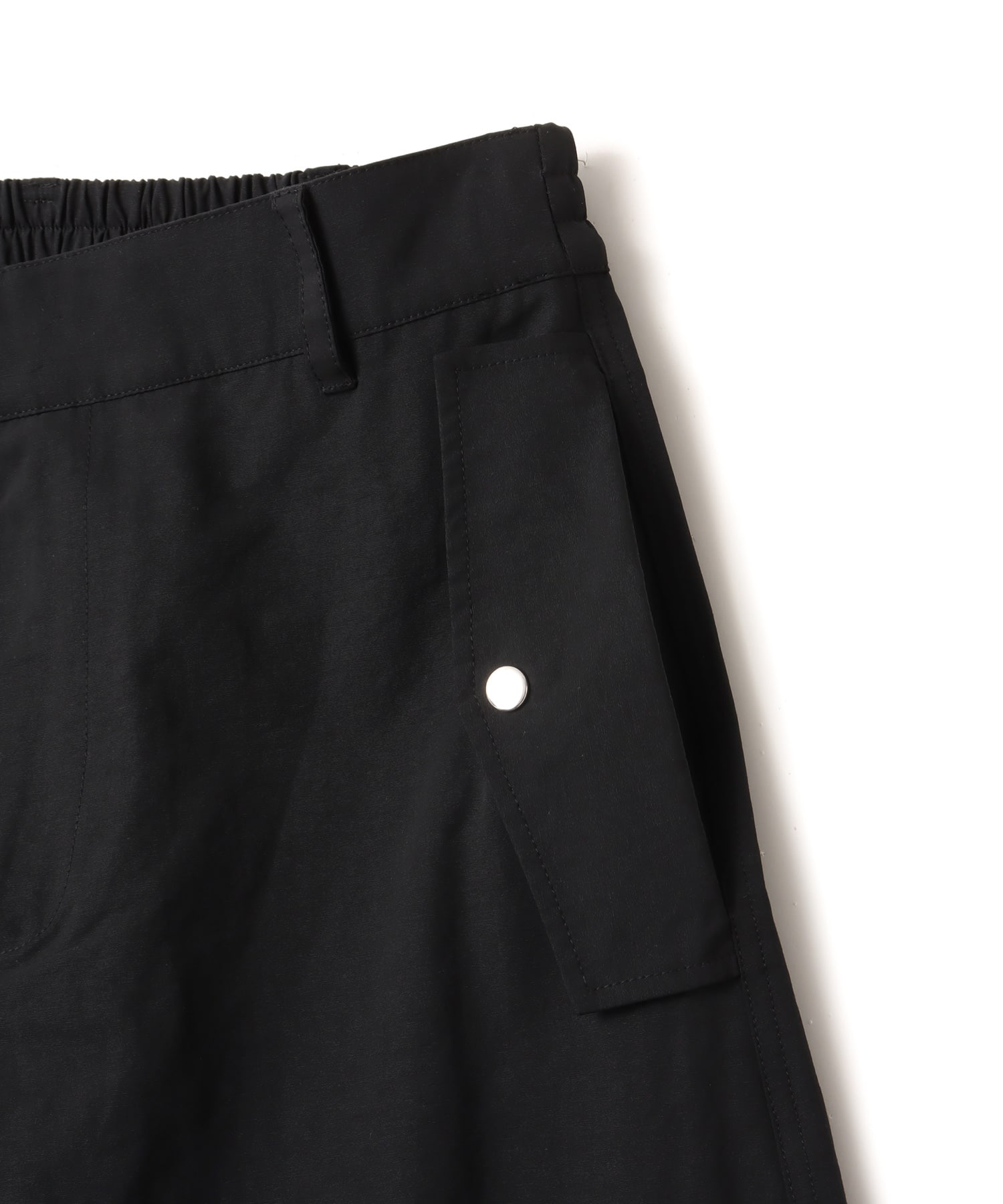 atmos pink Baggy Nylon Pants BLACKの画像