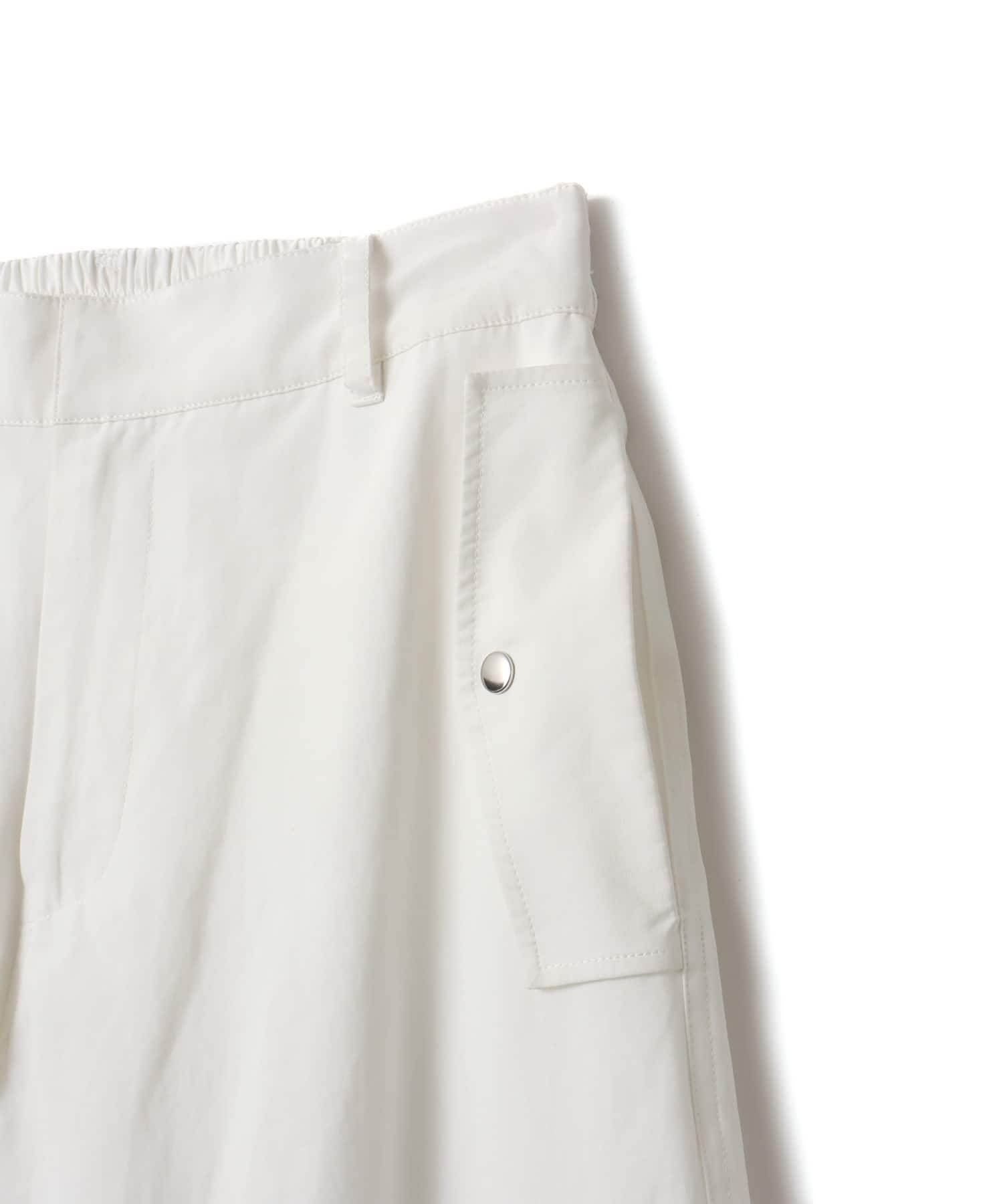 atmos pink Baggy Nylon Pants WHITEの画像