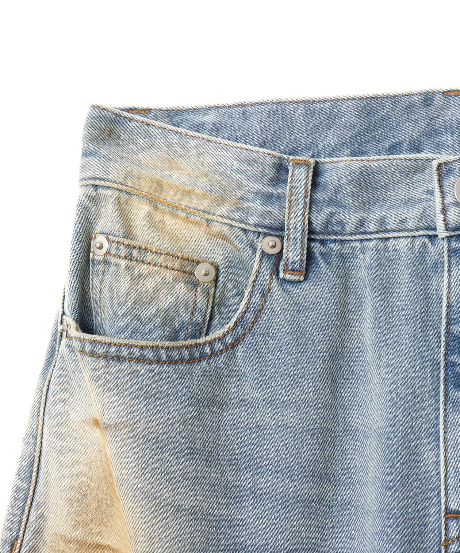 atmos pink Straight Denim BLUEの画像