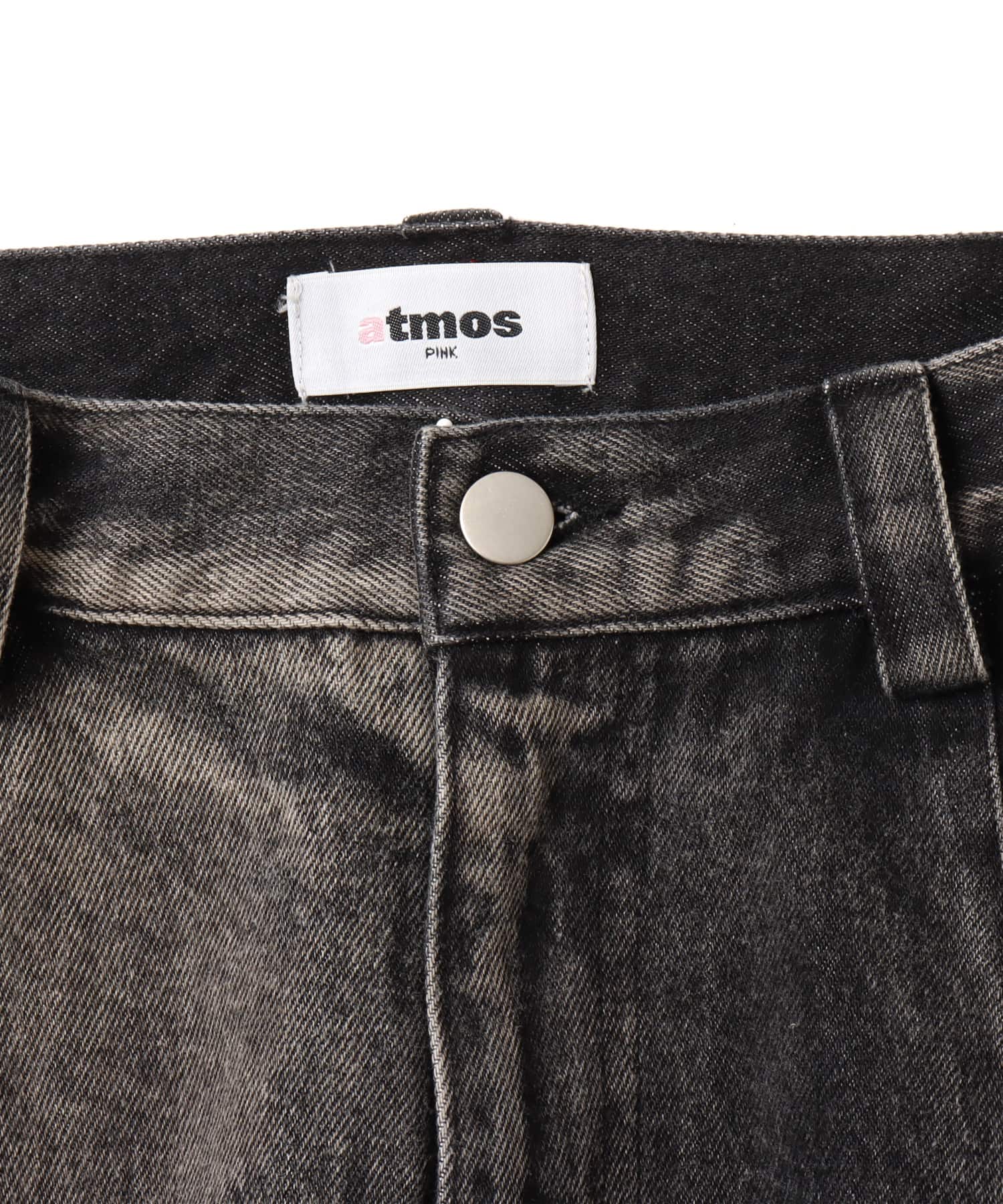 atmos pink Cargo Mini Skirt BLACKの画像