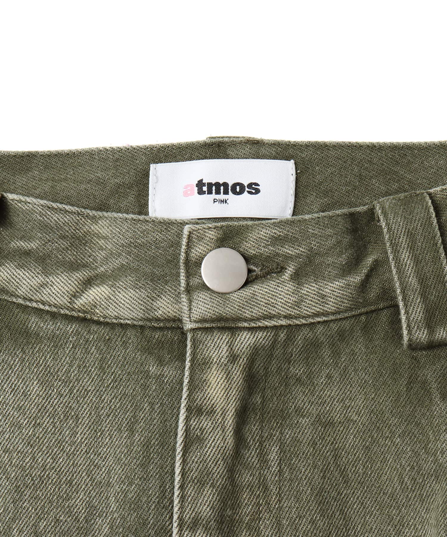 atmos pink Cargo Mini Skirt KHAKIの画像