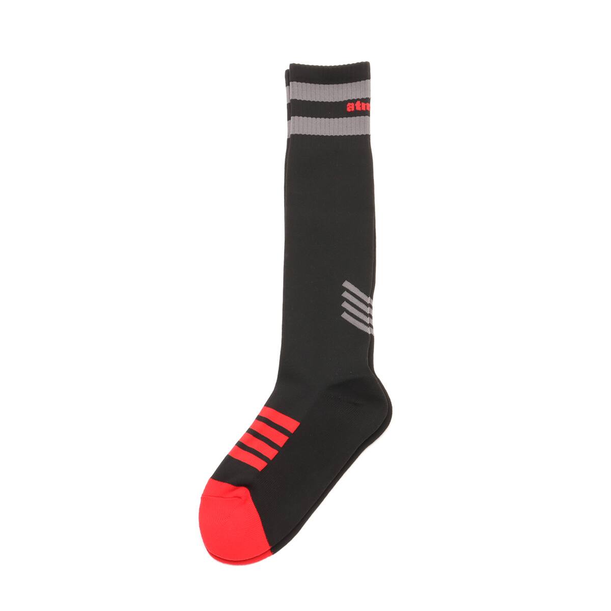 atmos pink Soccer High Socks BLACKの画像